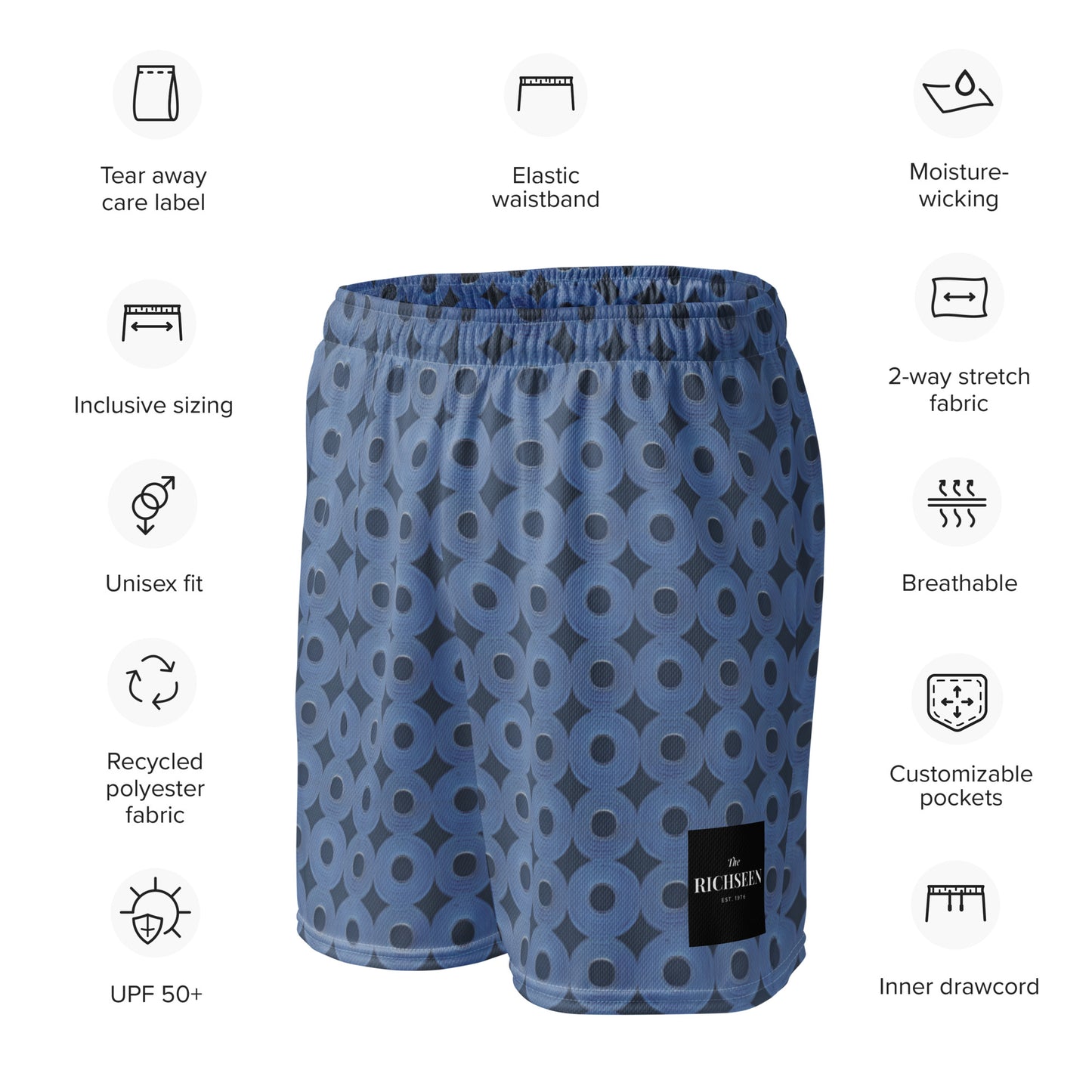 Unisex mesh shorts