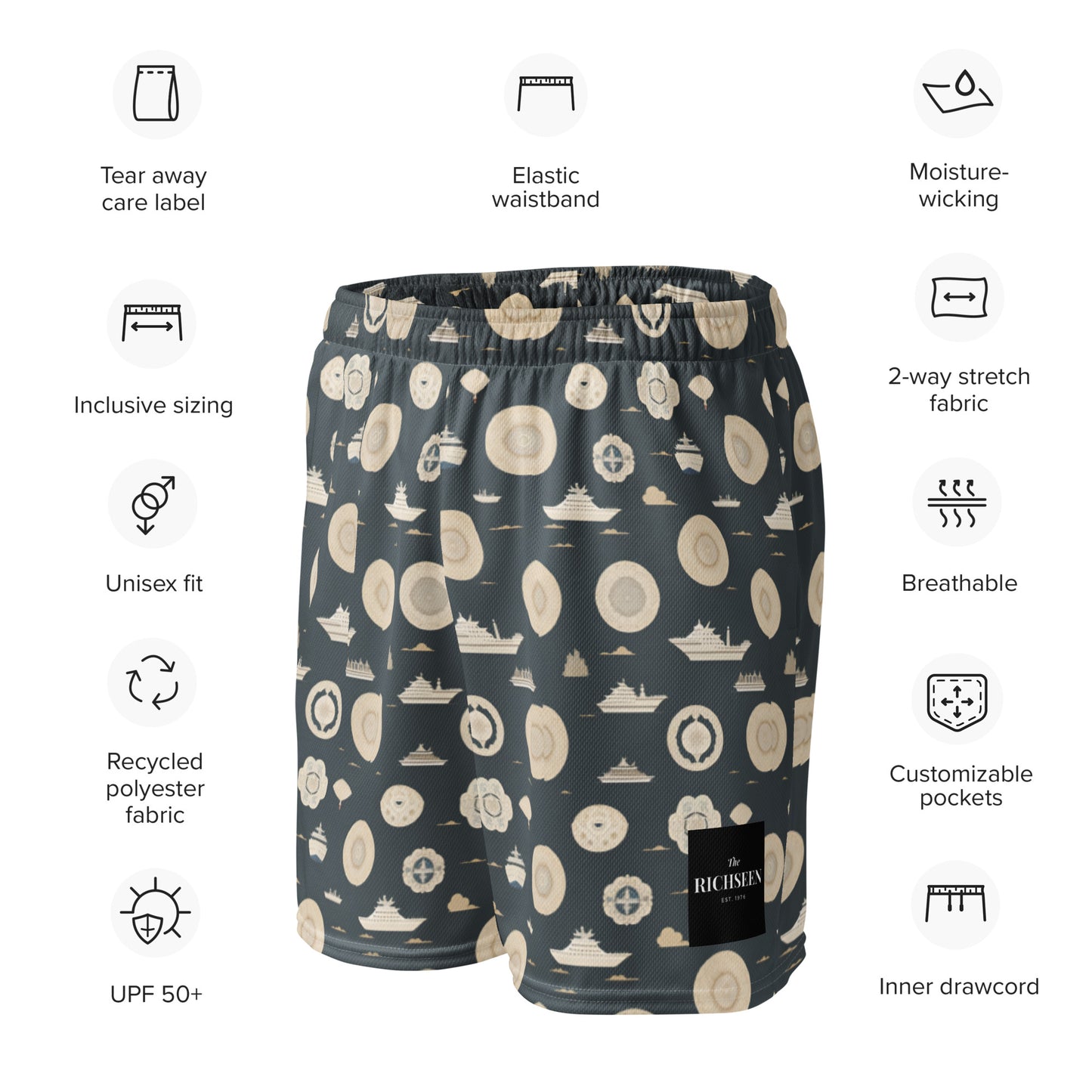 Unisex mesh shorts