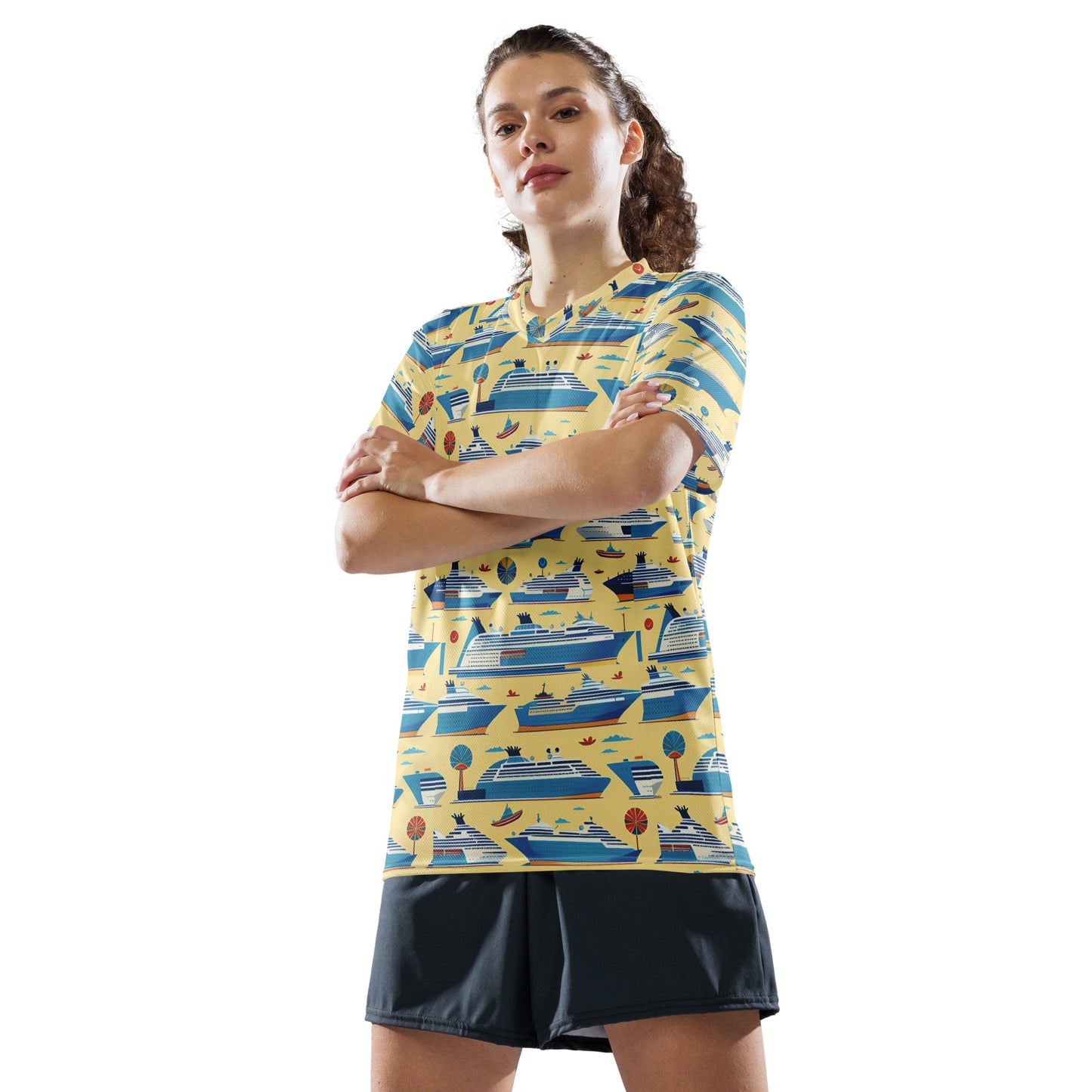 Recycled unisex sports jersey