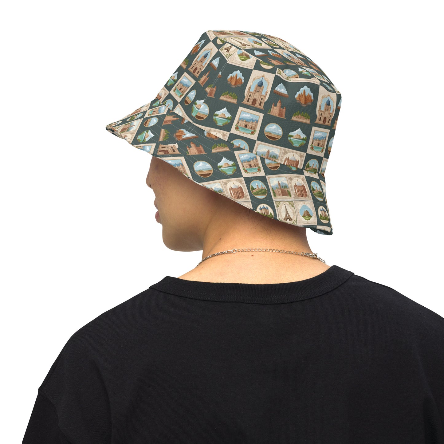 Reversible bucket hat