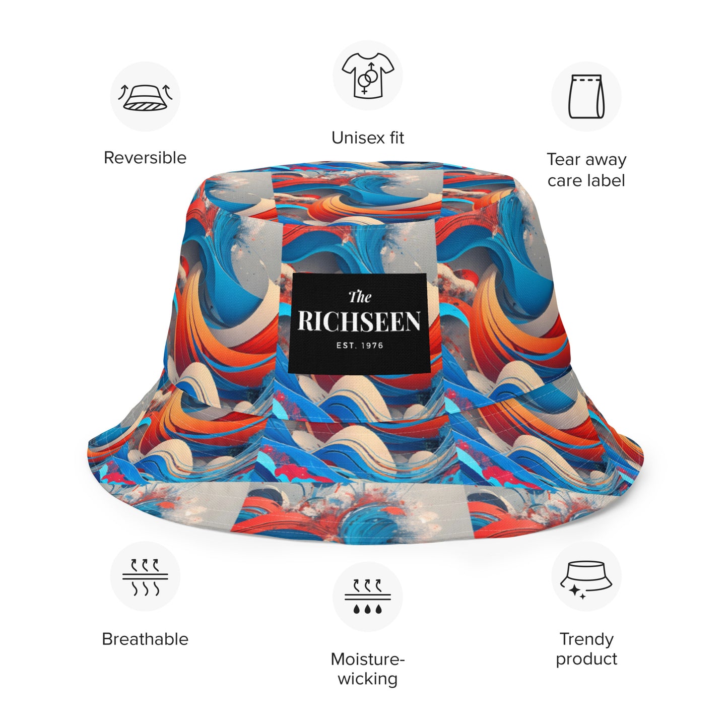 Reversible bucket hat