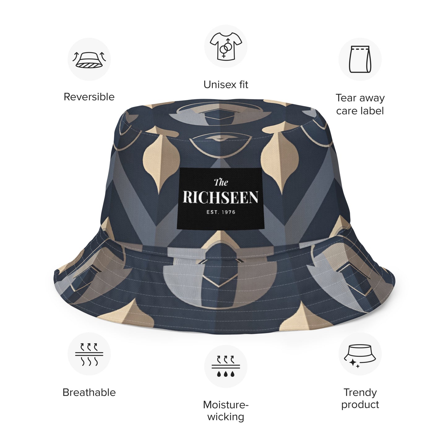 Reversible bucket hat