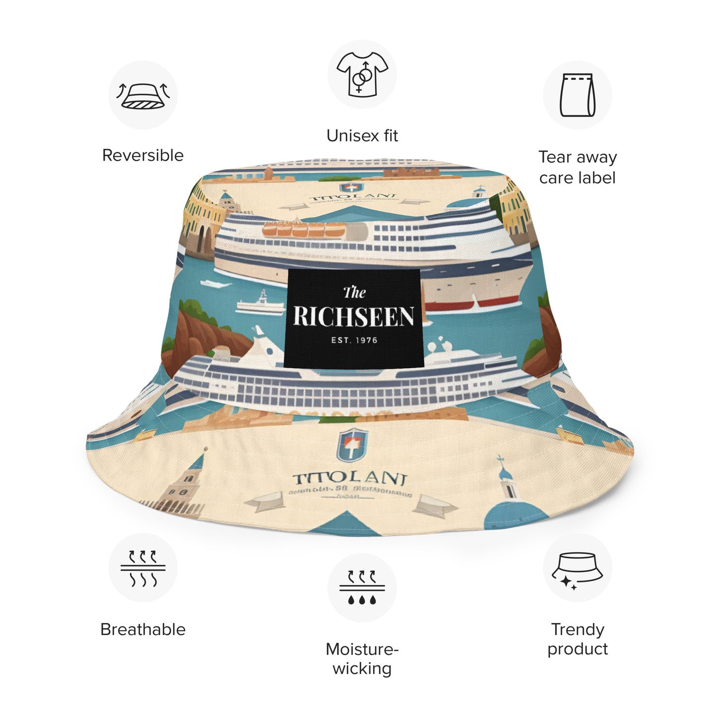 Reversible bucket hat