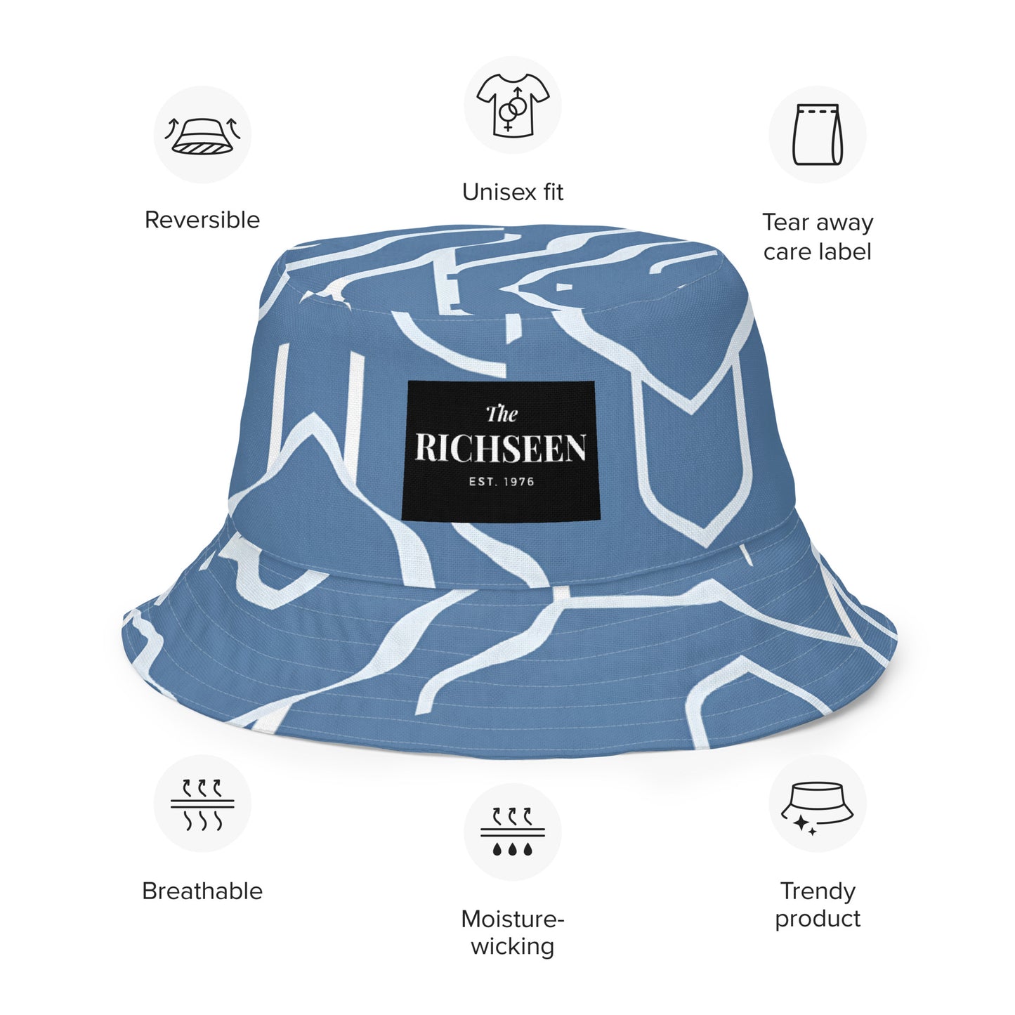 Reversible bucket hat