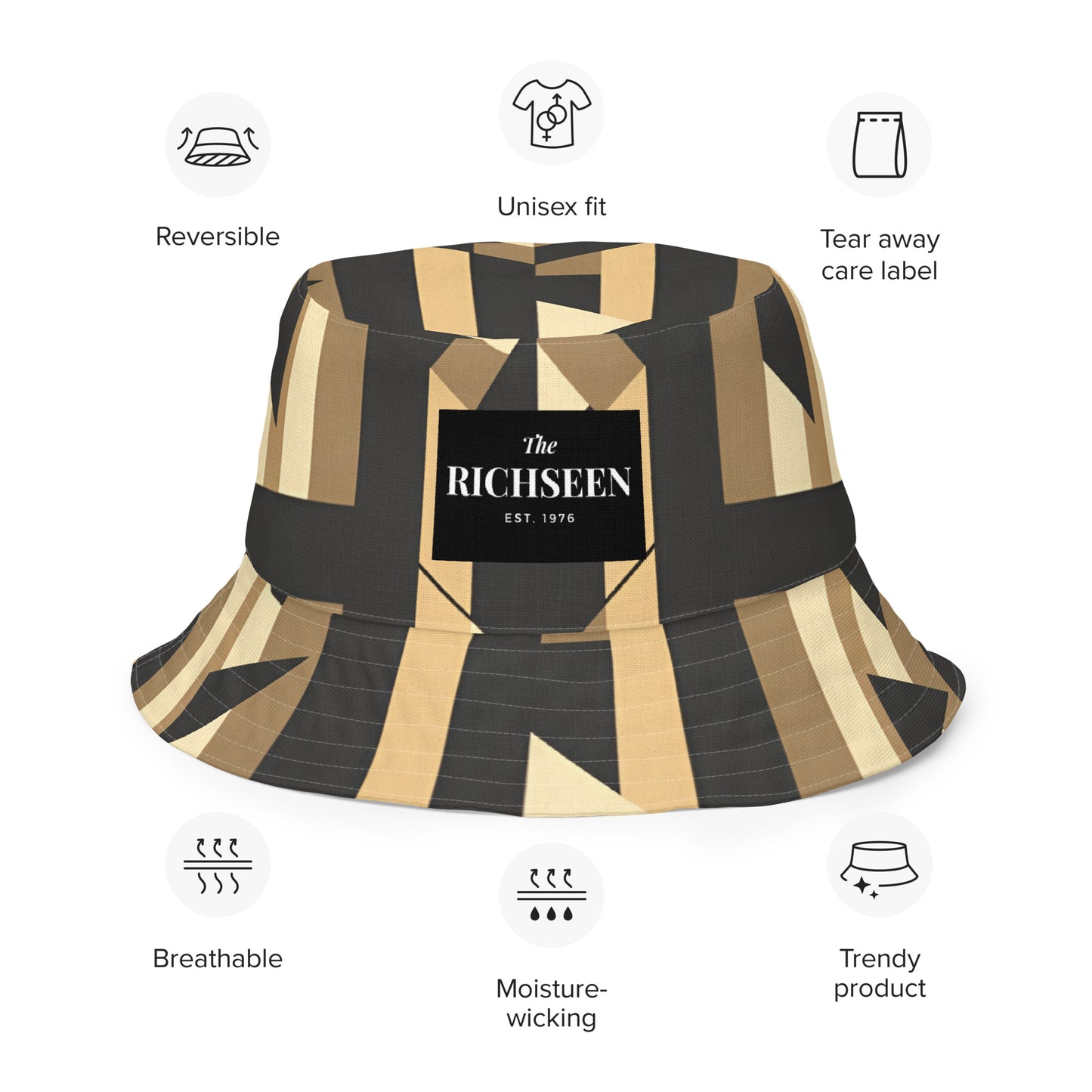 Reversible bucket hat