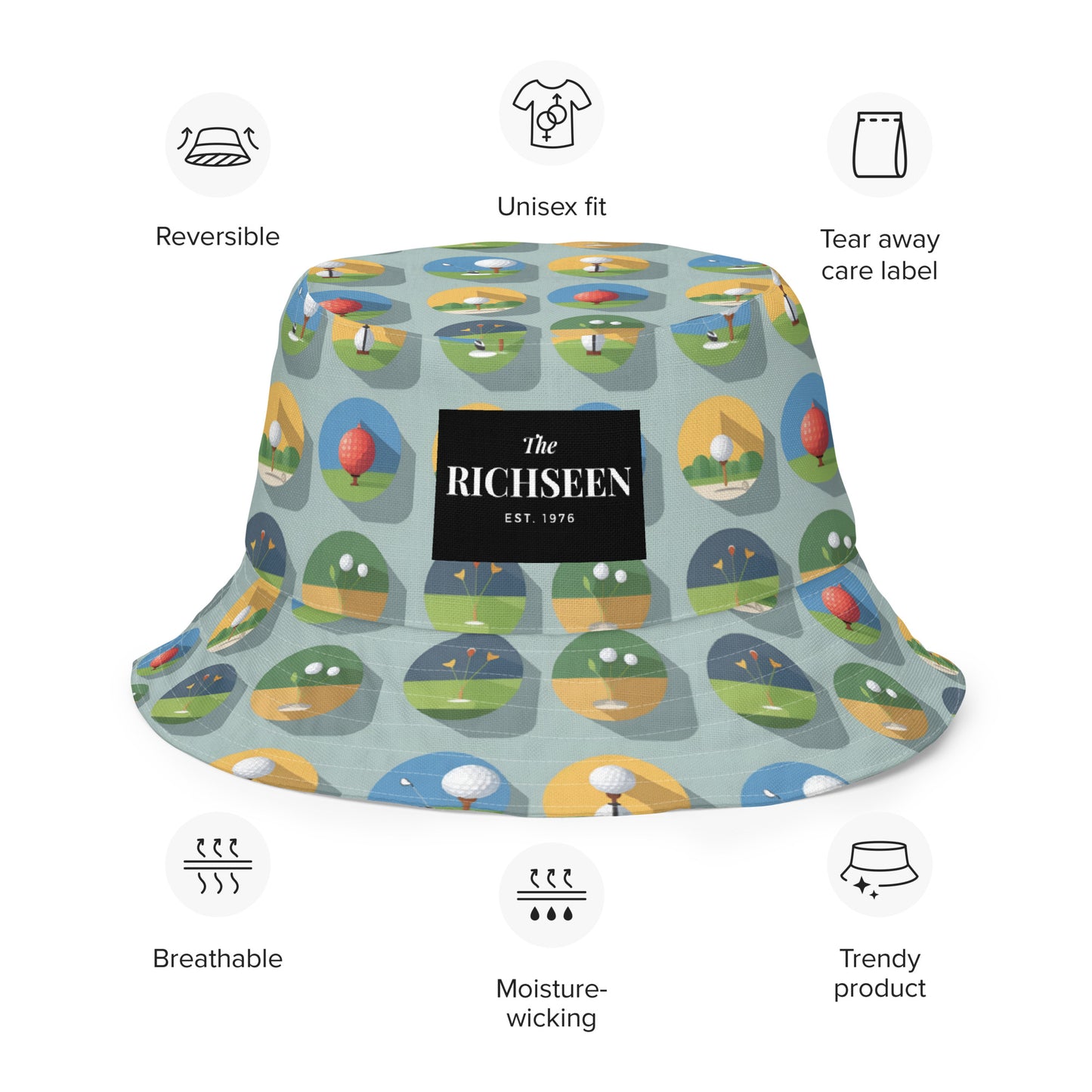 Reversible bucket hat