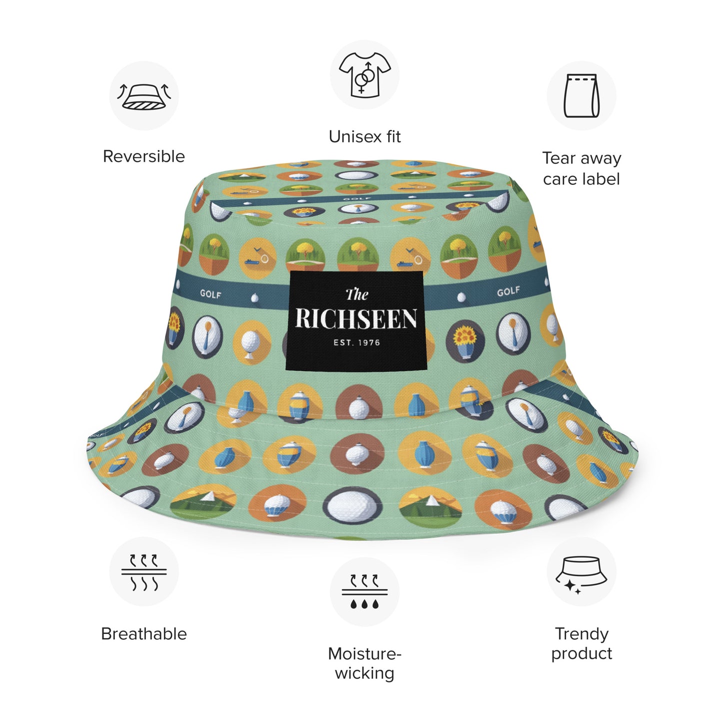 Reversible bucket hat