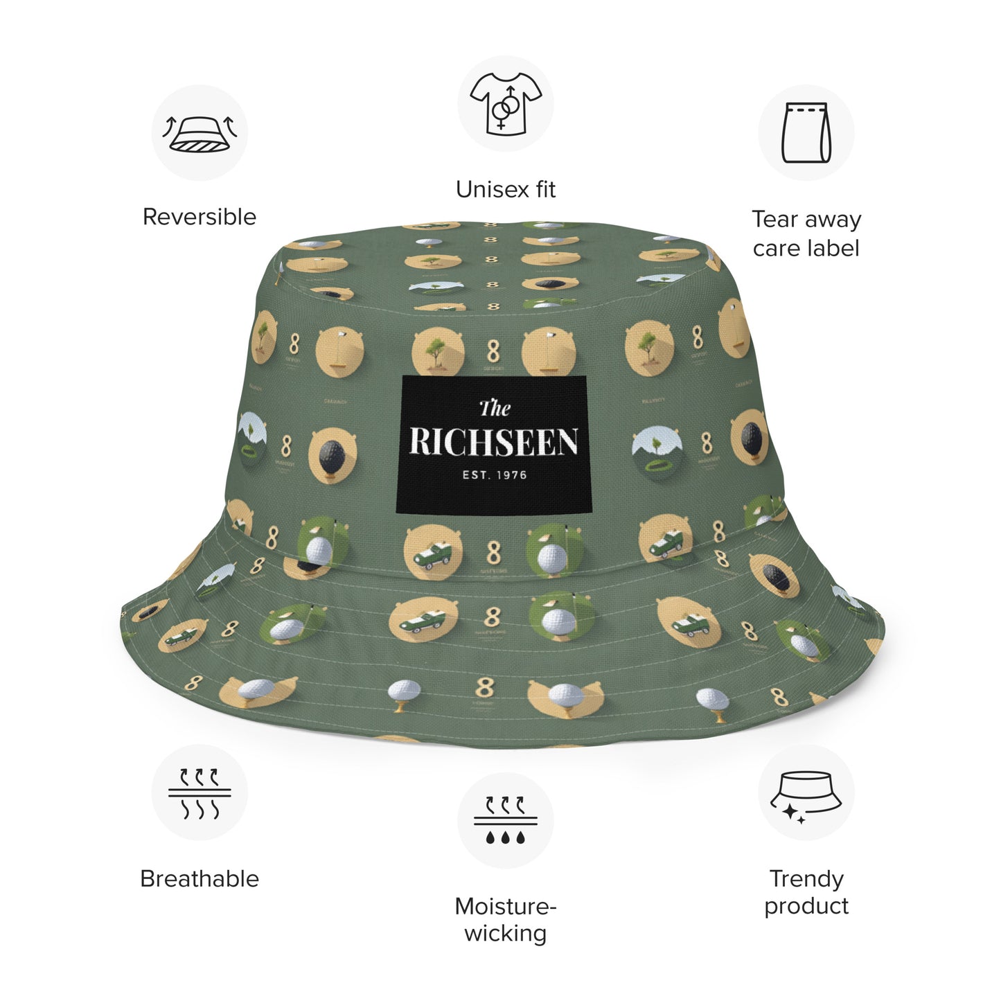 Reversible bucket hat