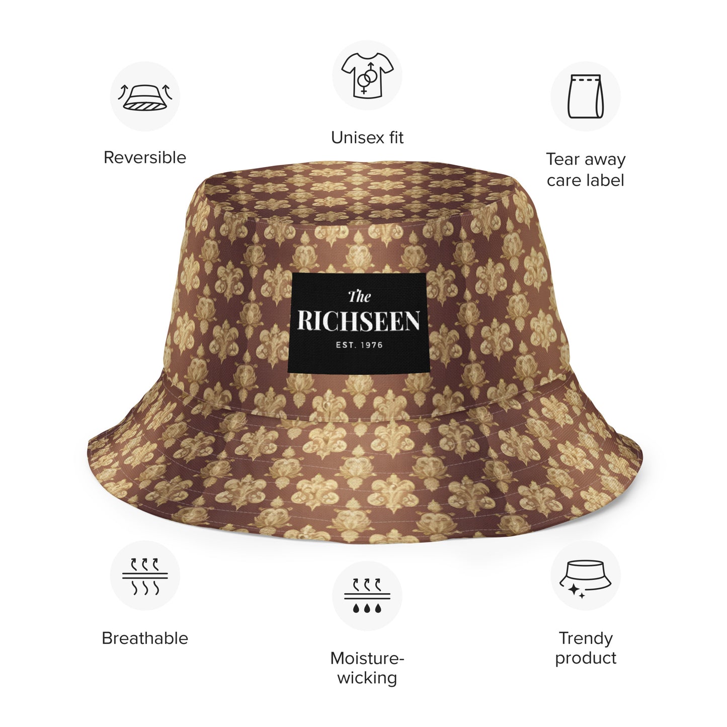 Reversible bucket hat