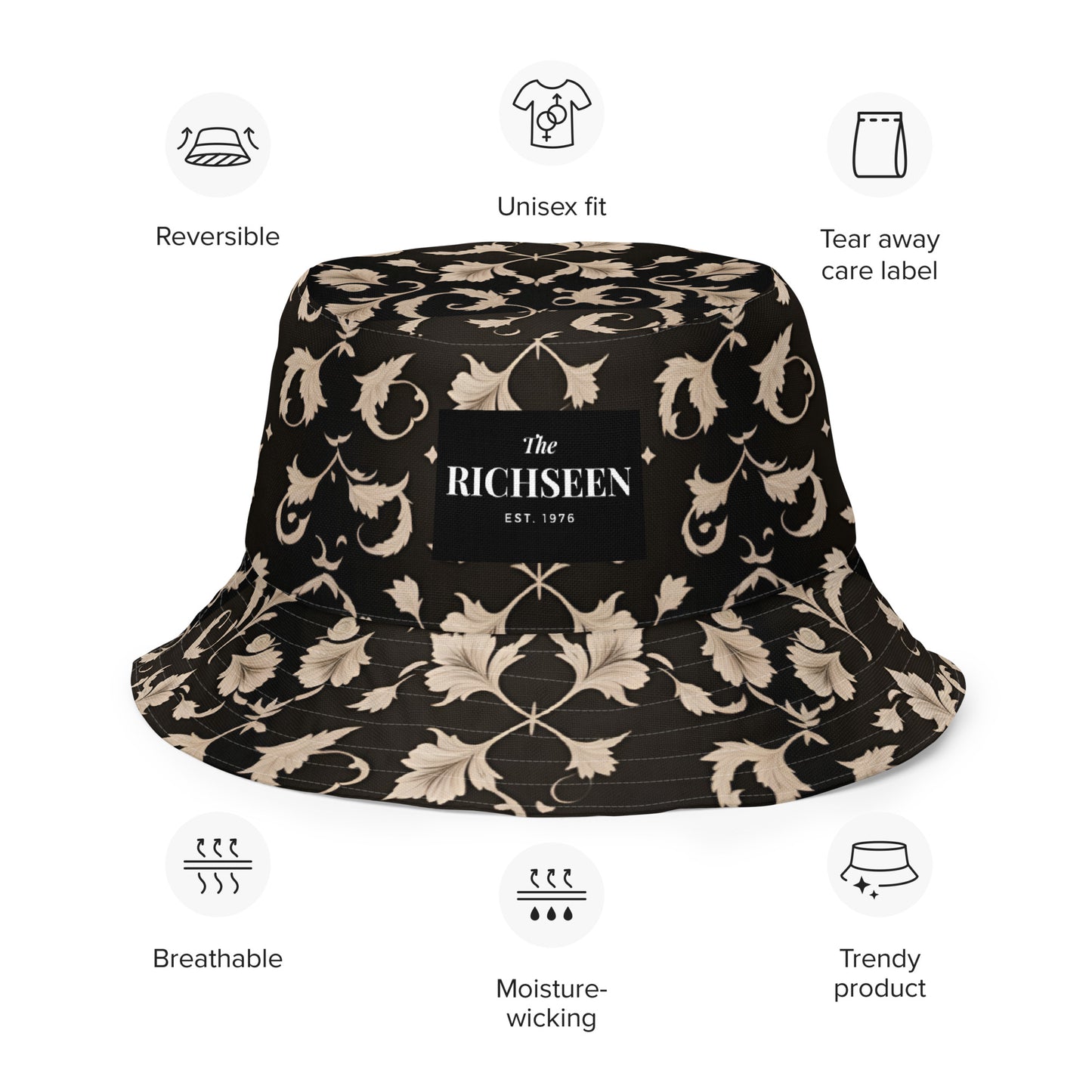 Reversible bucket hat