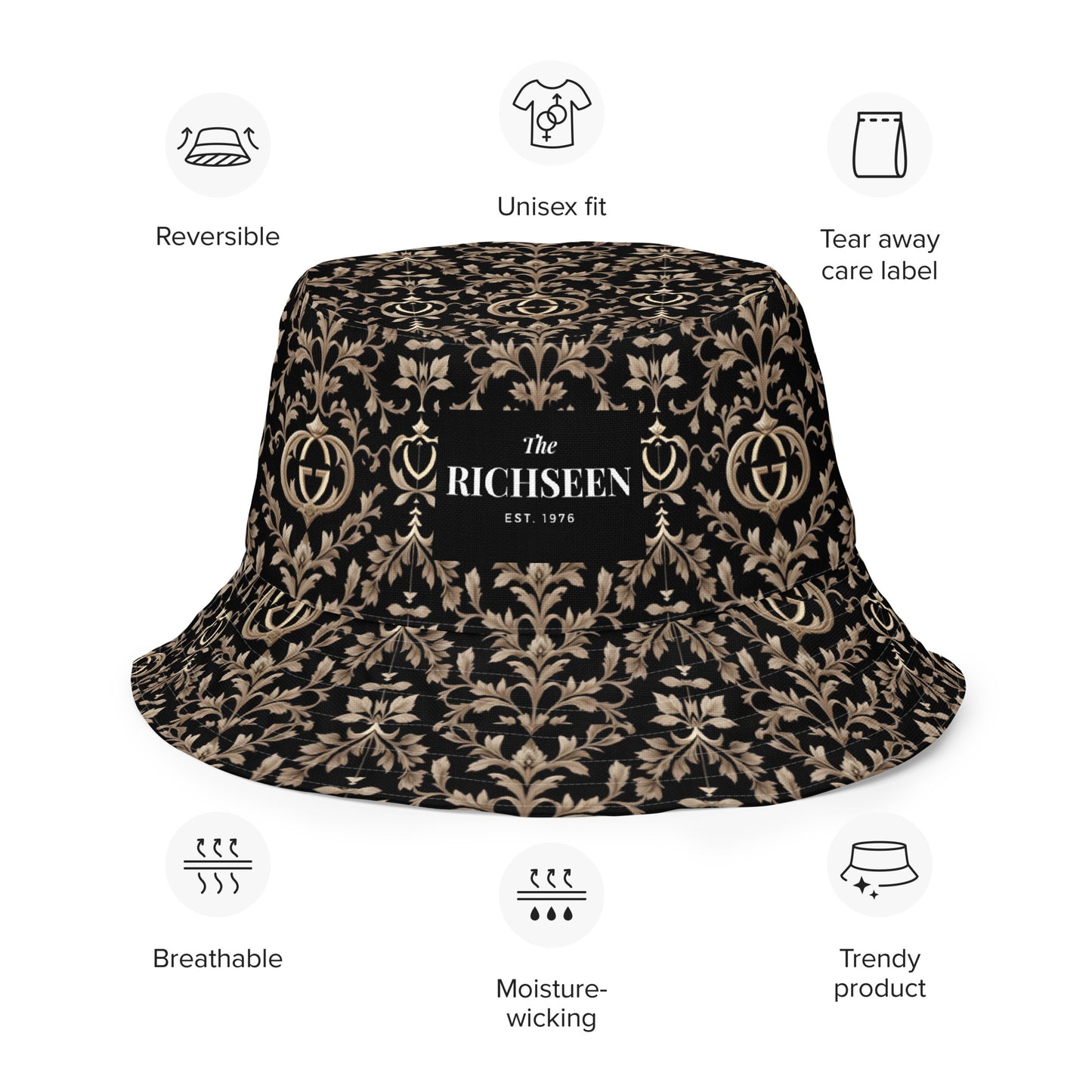 Reversible bucket hat