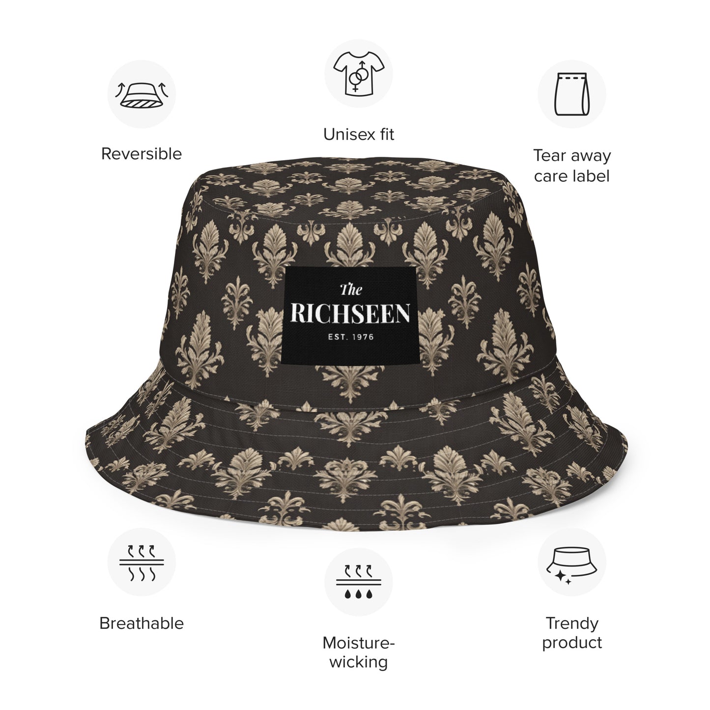 Reversible bucket hat