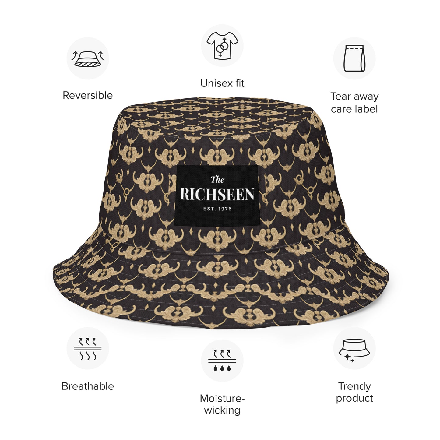 Reversible bucket hat