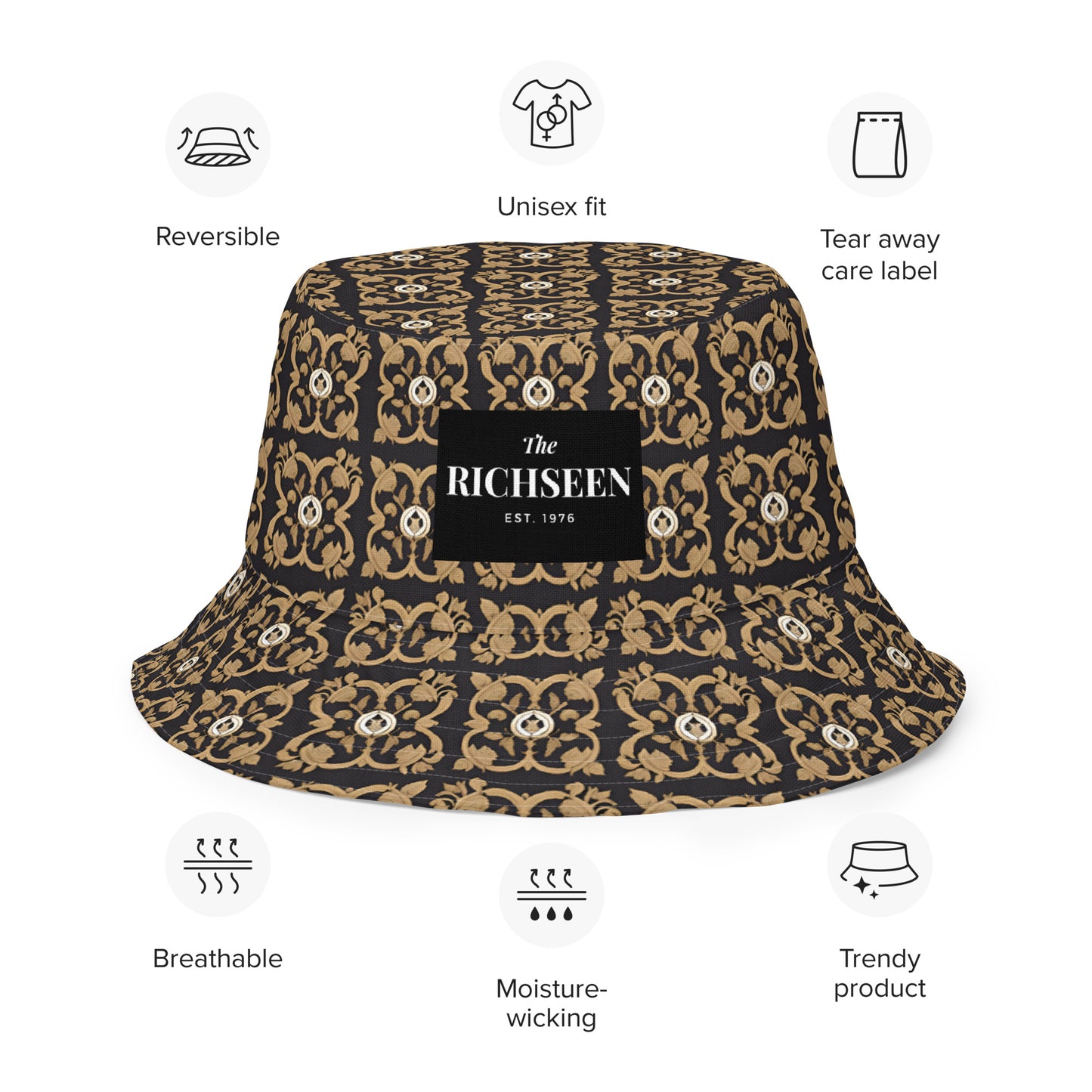 Reversible bucket hat