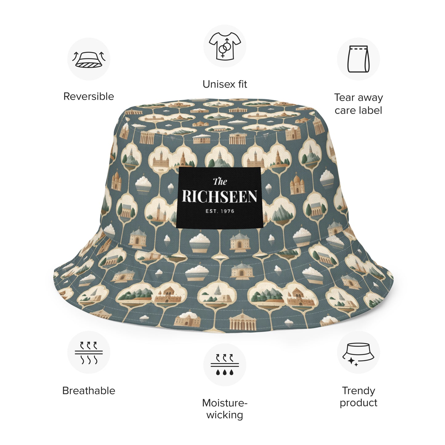 Reversible bucket hat