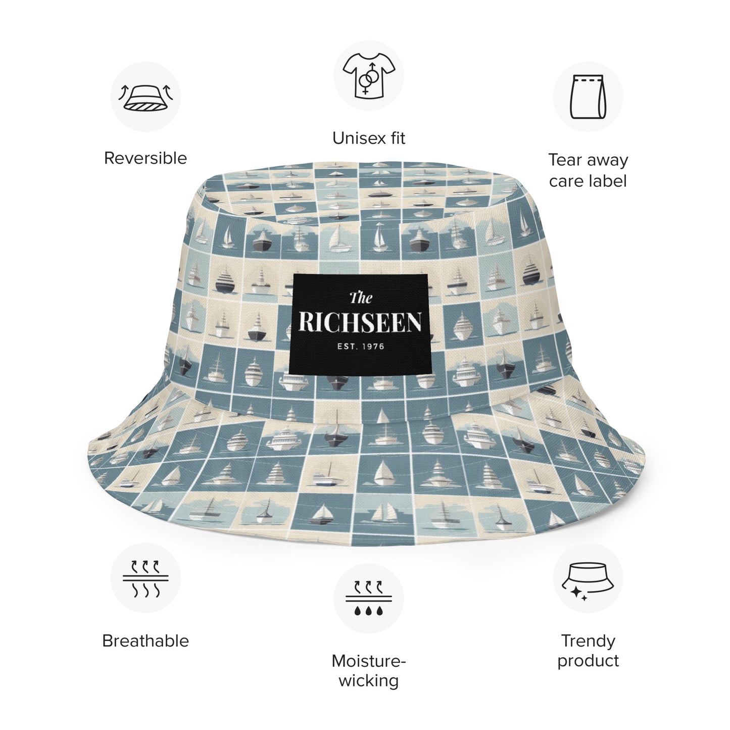 Reversible bucket hat