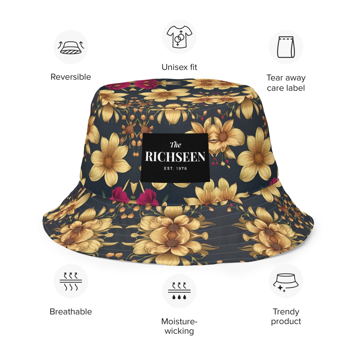 Reversible bucket hat