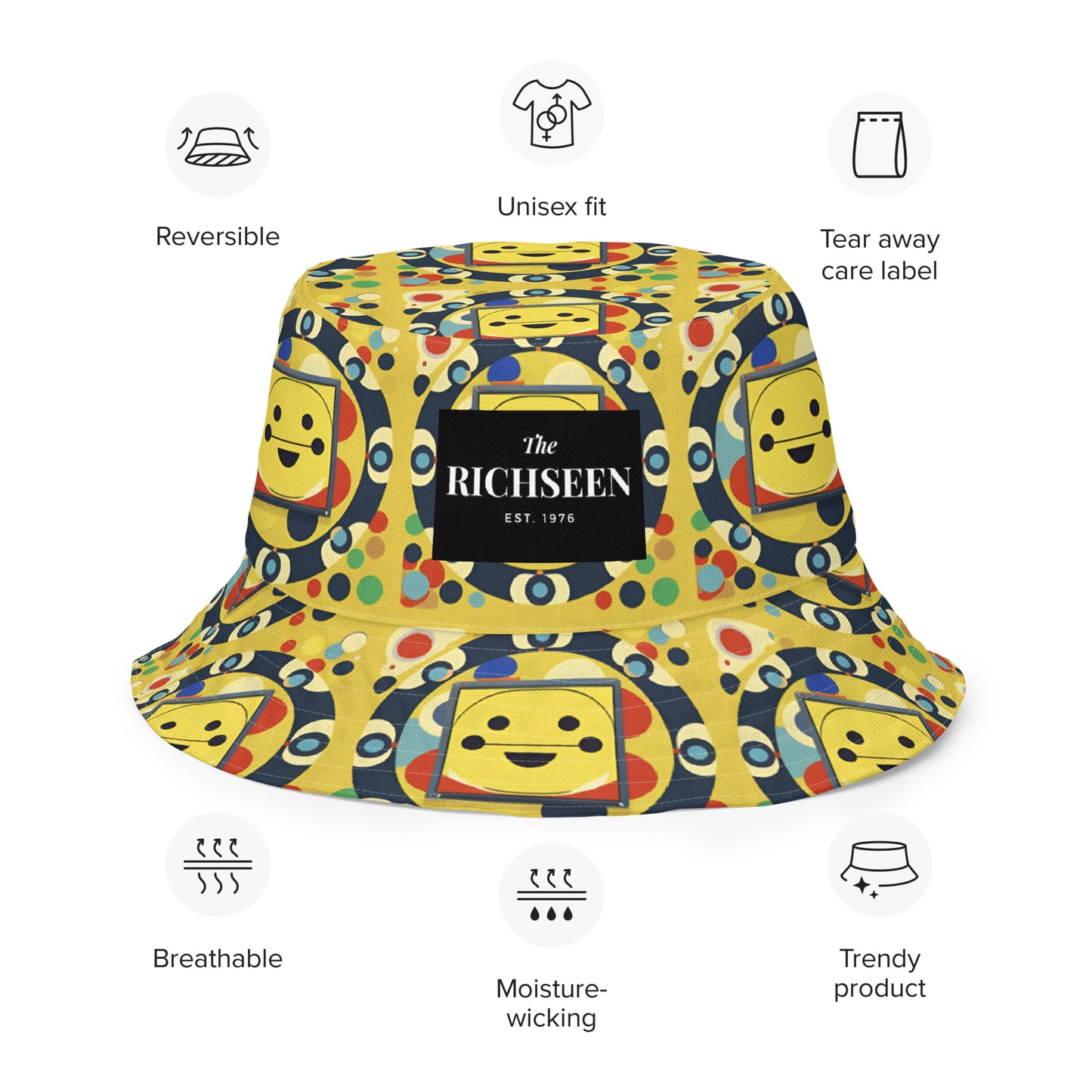 Reversible bucket hat