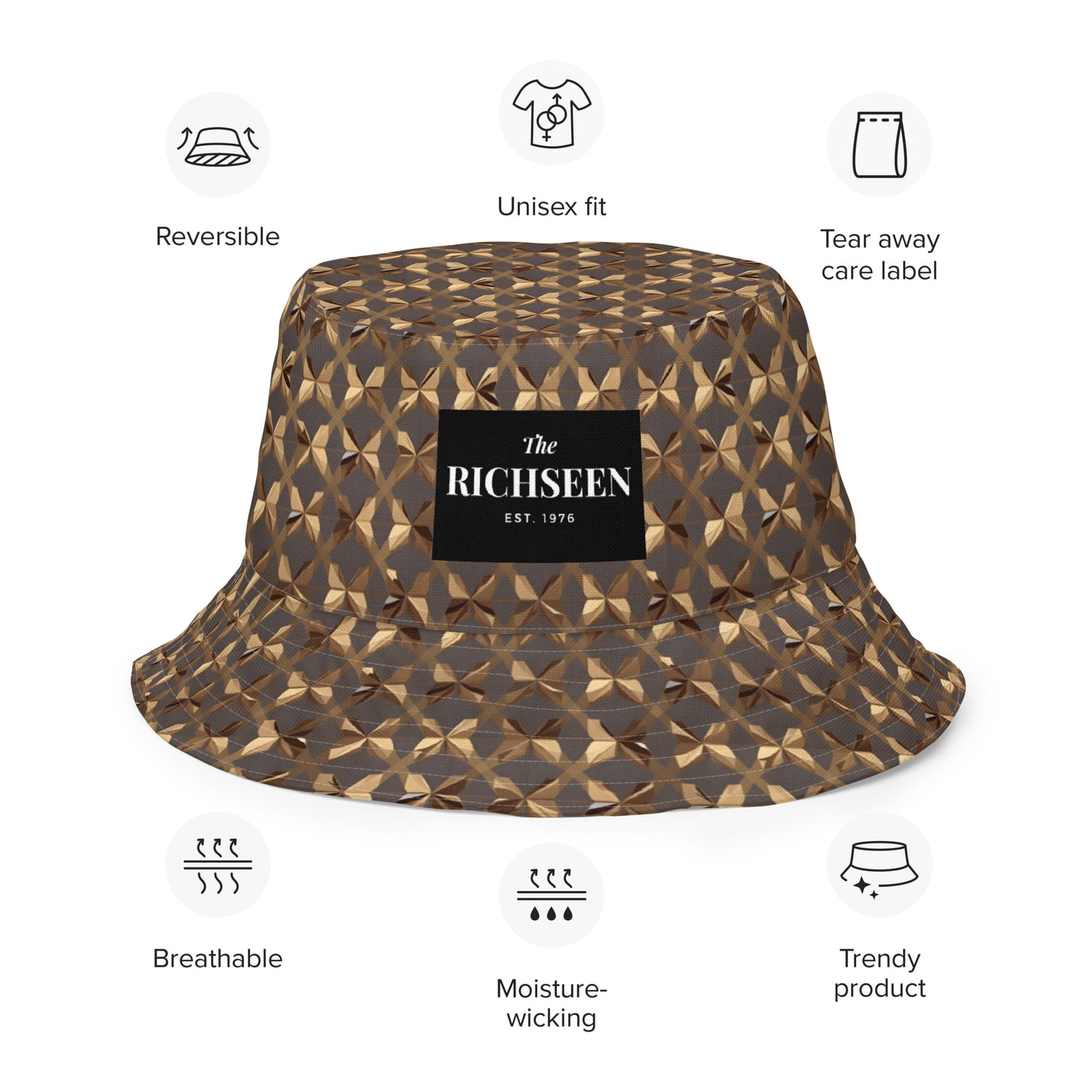 Reversible bucket hat
