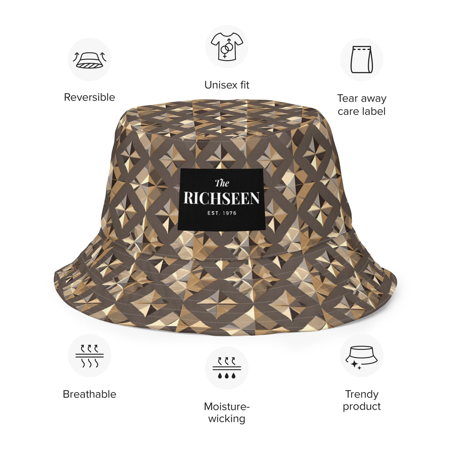 Reversible bucket hat