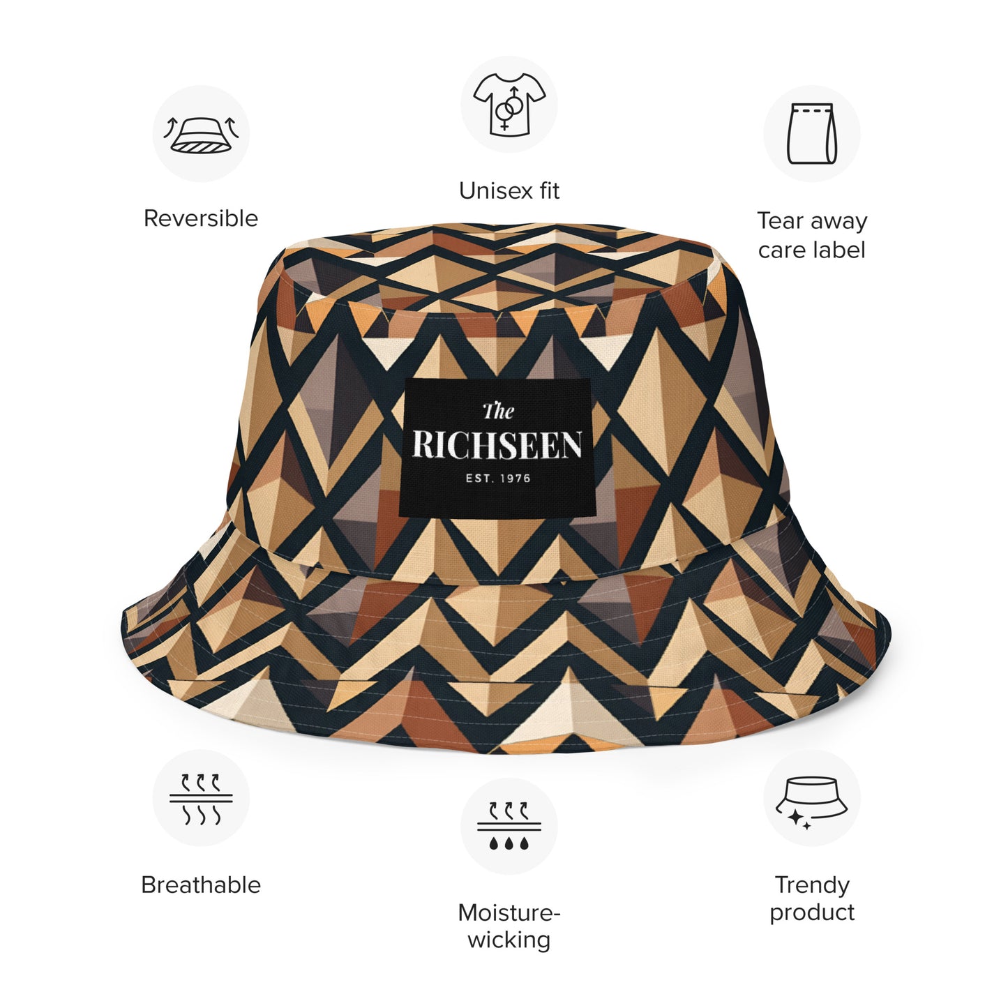 Reversible bucket hat