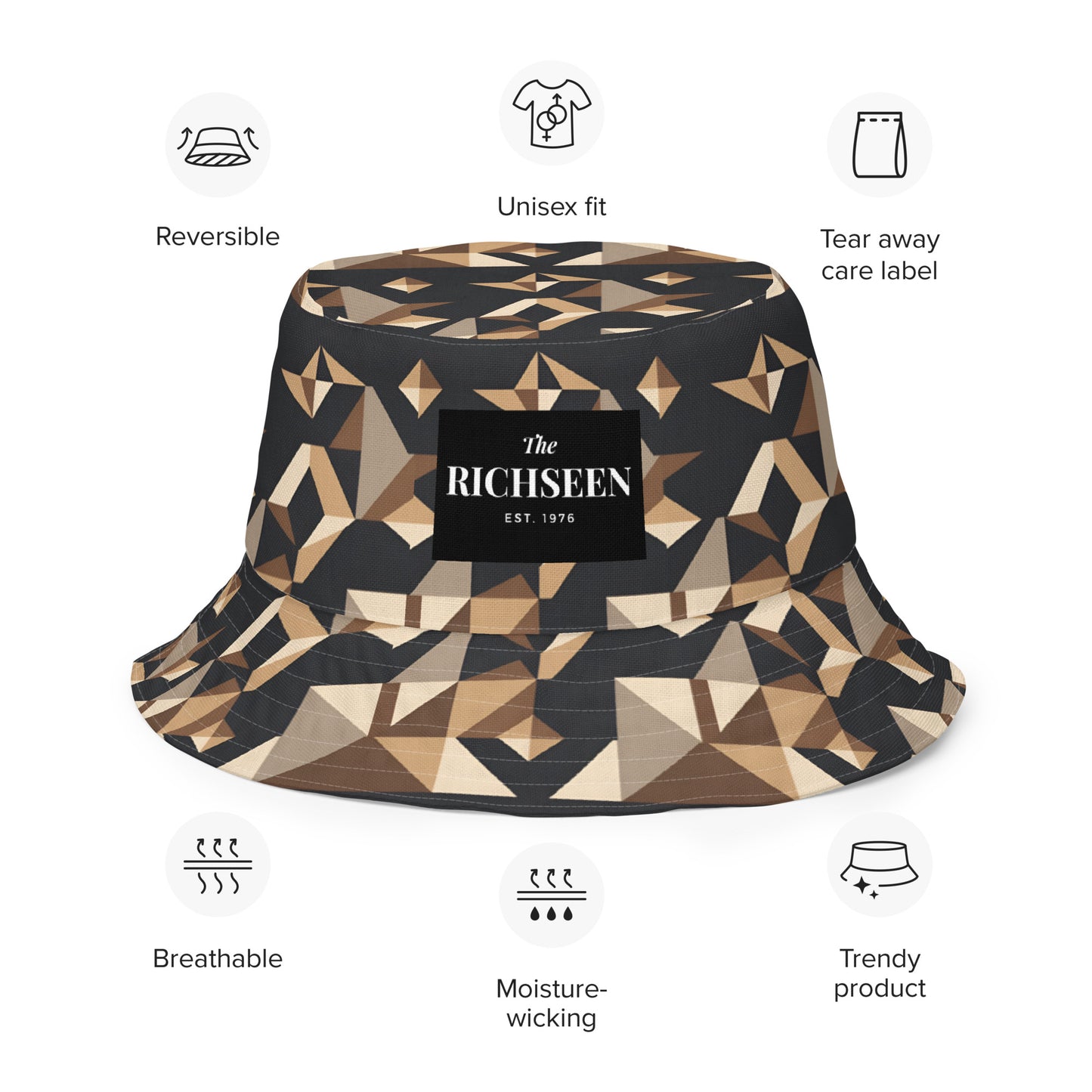 Reversible bucket hat