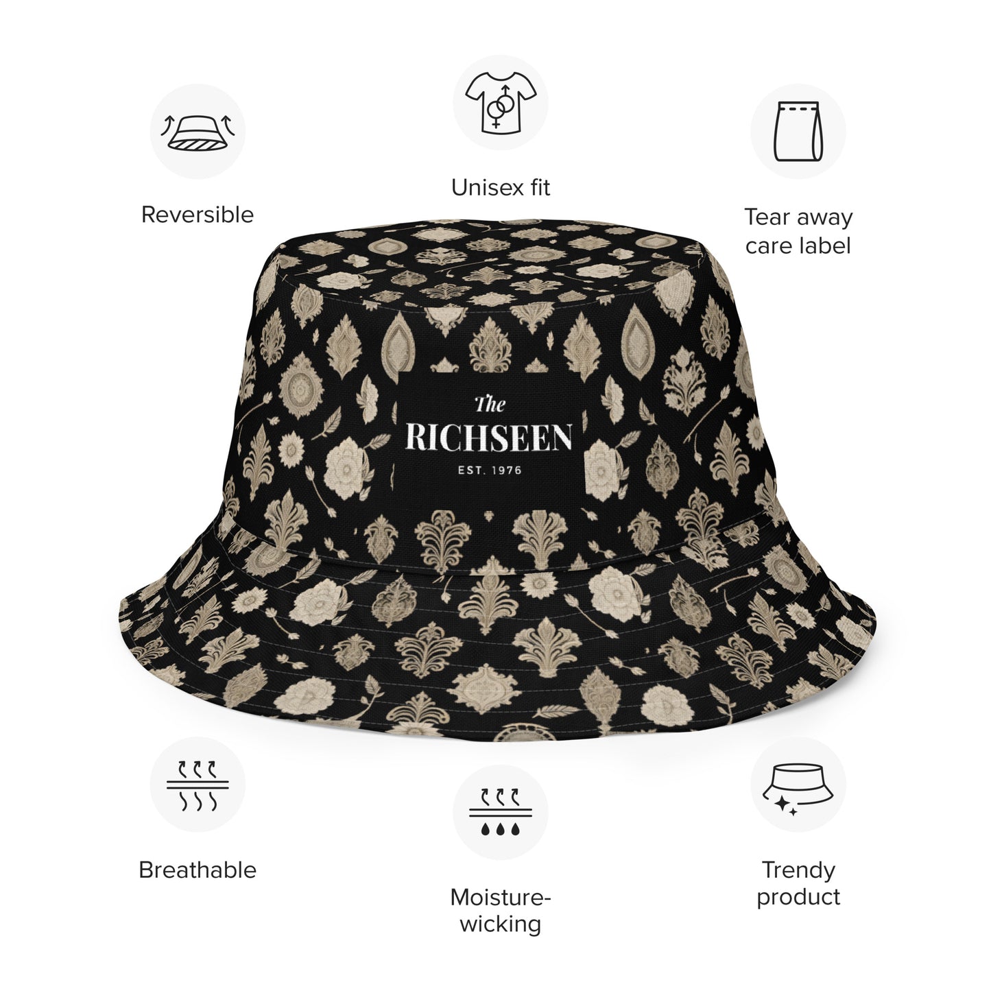 Reversible bucket hat