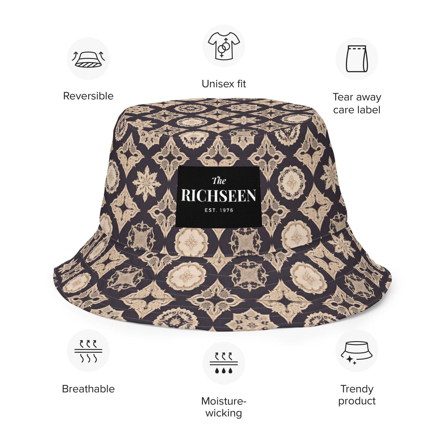 Reversible bucket hat