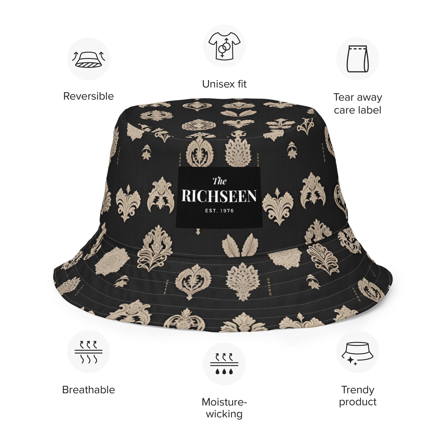 Reversible bucket hat