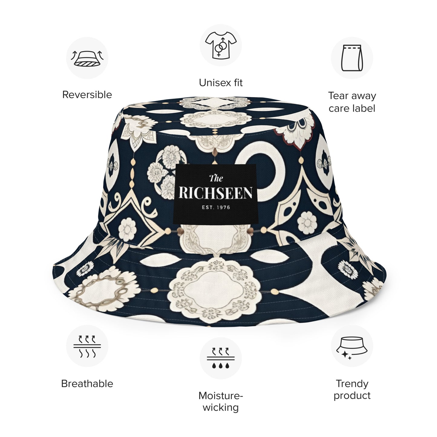 Reversible bucket hat