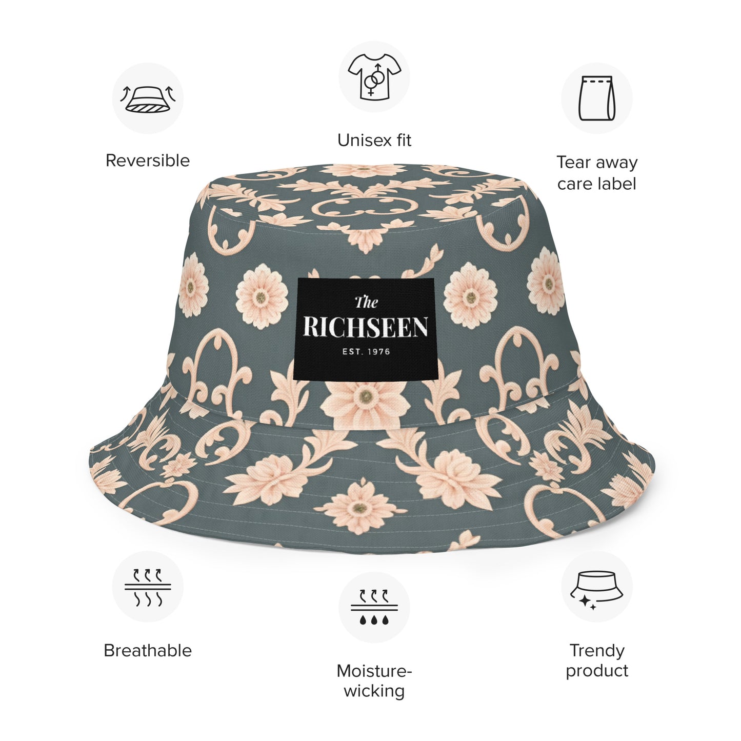 Reversible bucket hat