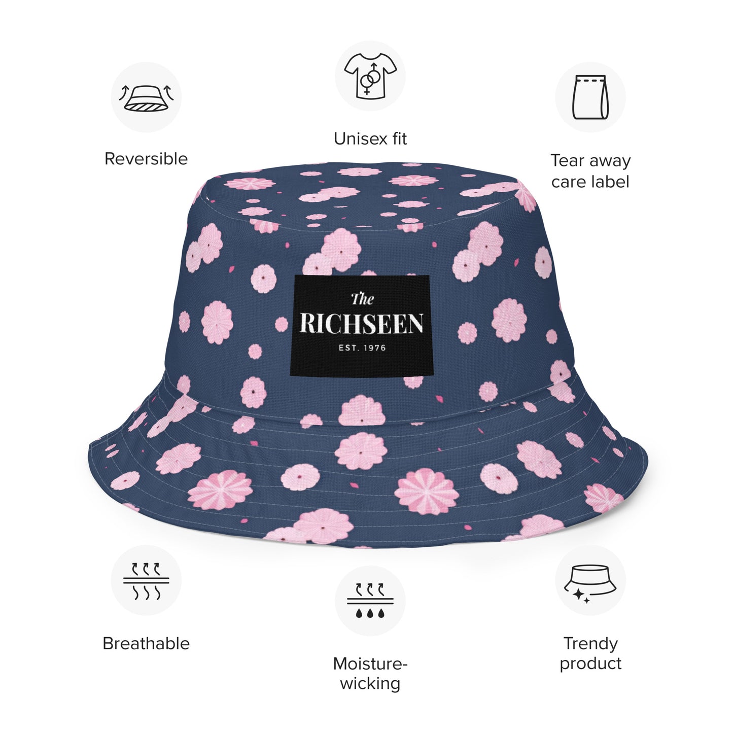 Reversible bucket hat