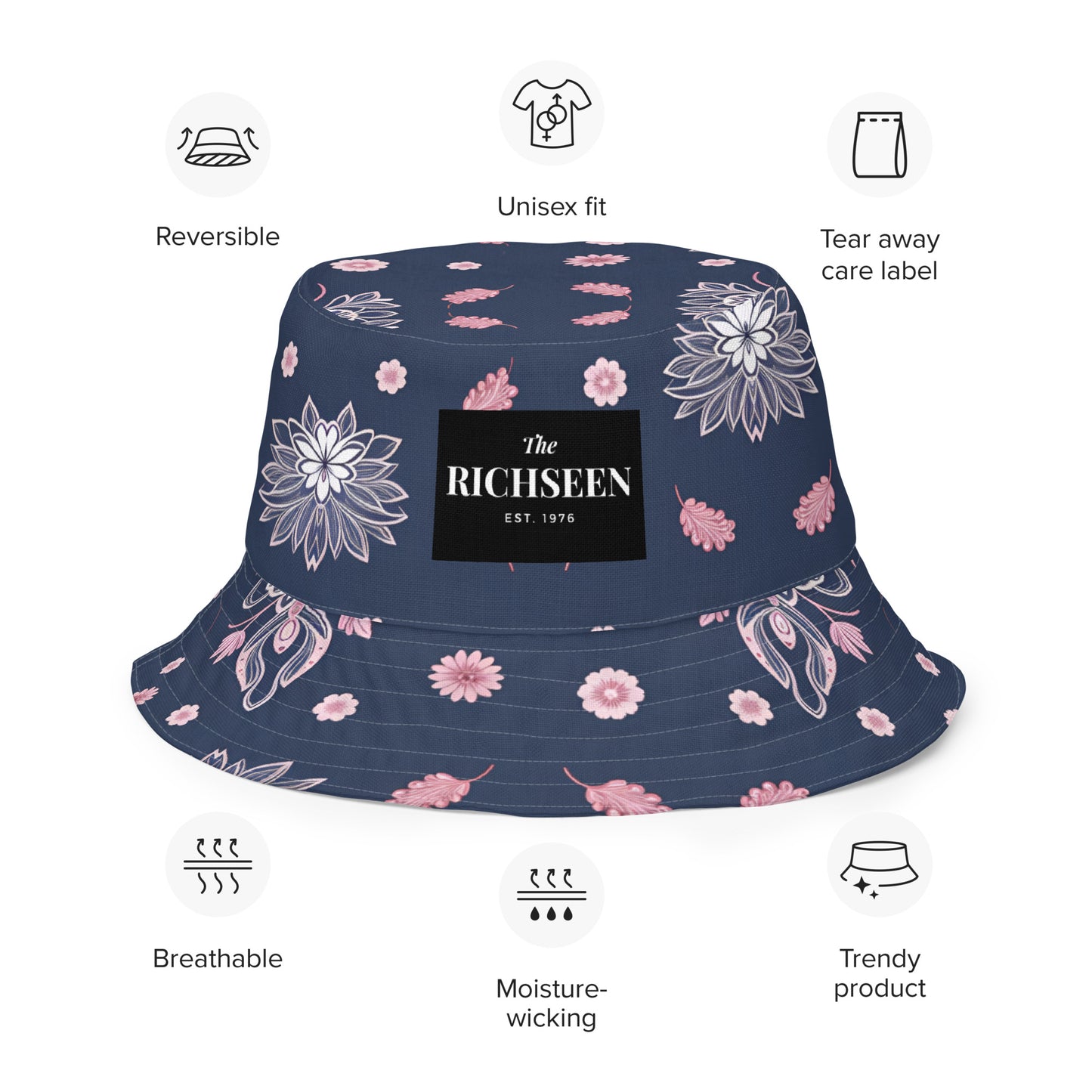 Reversible bucket hat