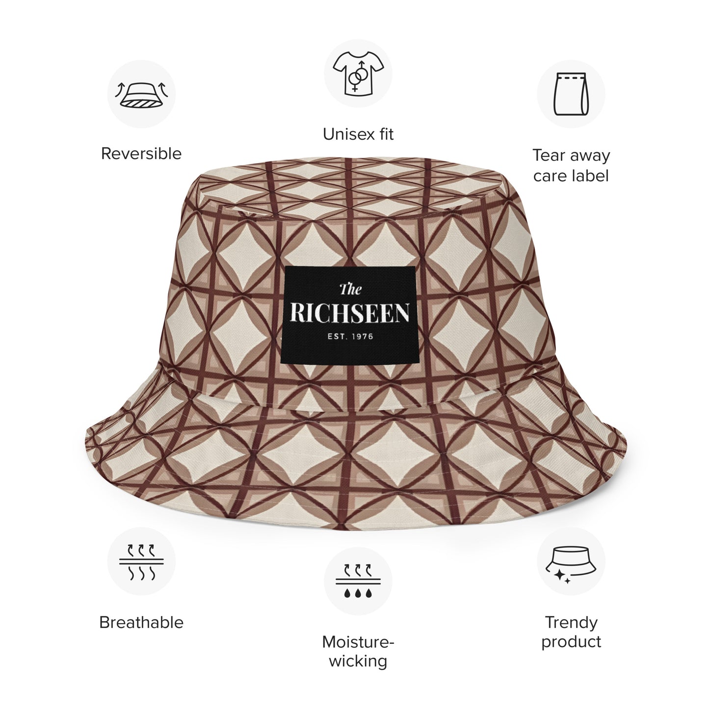 Reversible bucket hat