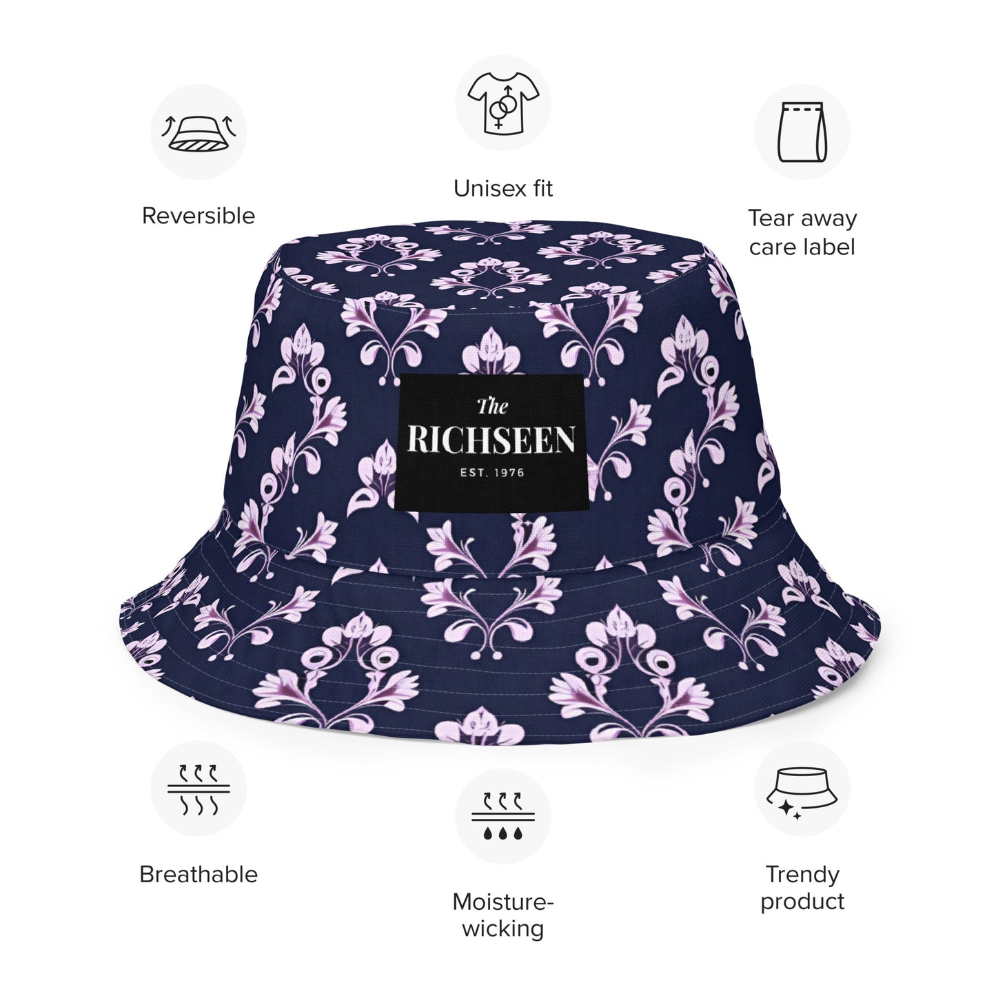 Reversible bucket hat