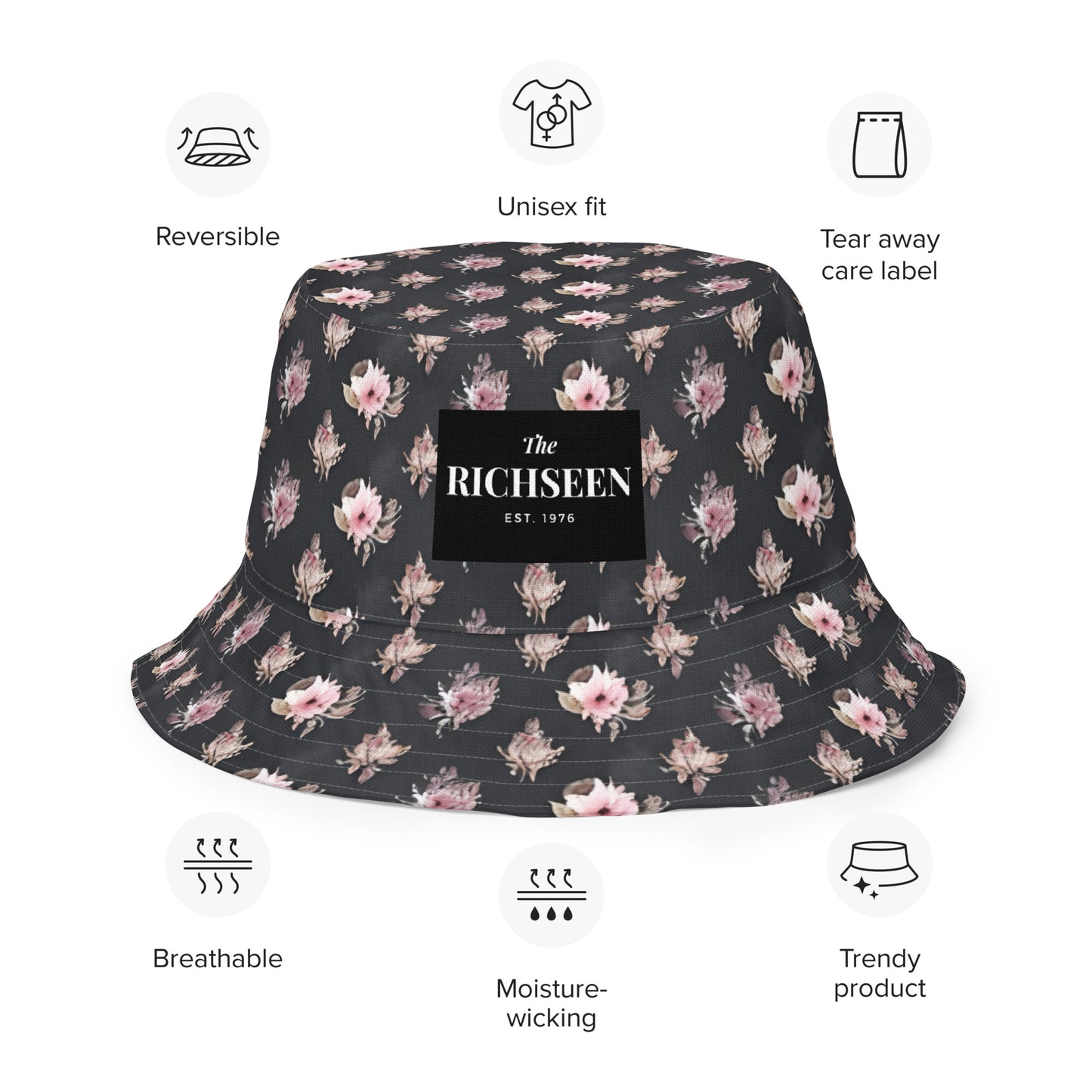 Reversible bucket hat