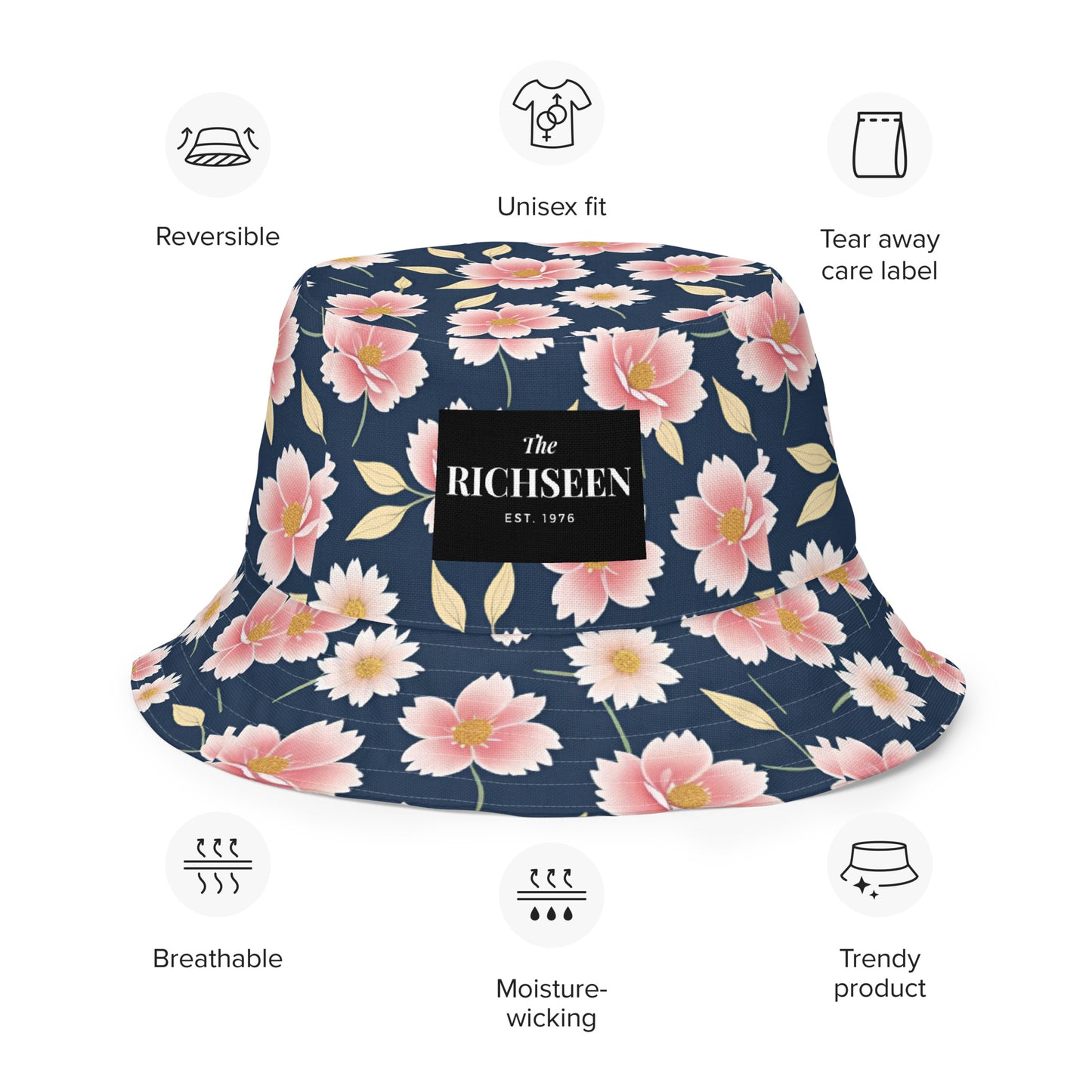 Reversible bucket hat