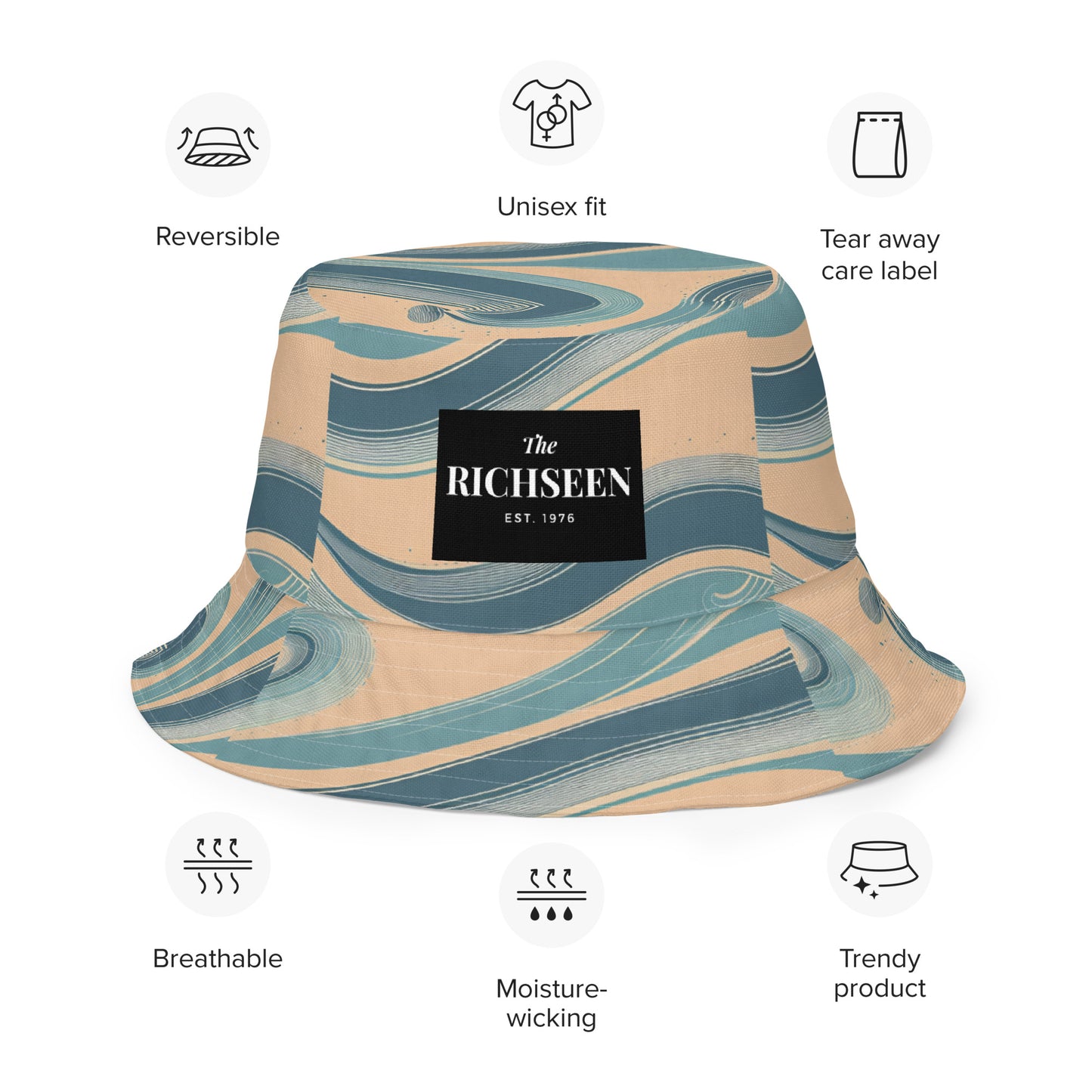 Reversible bucket hat