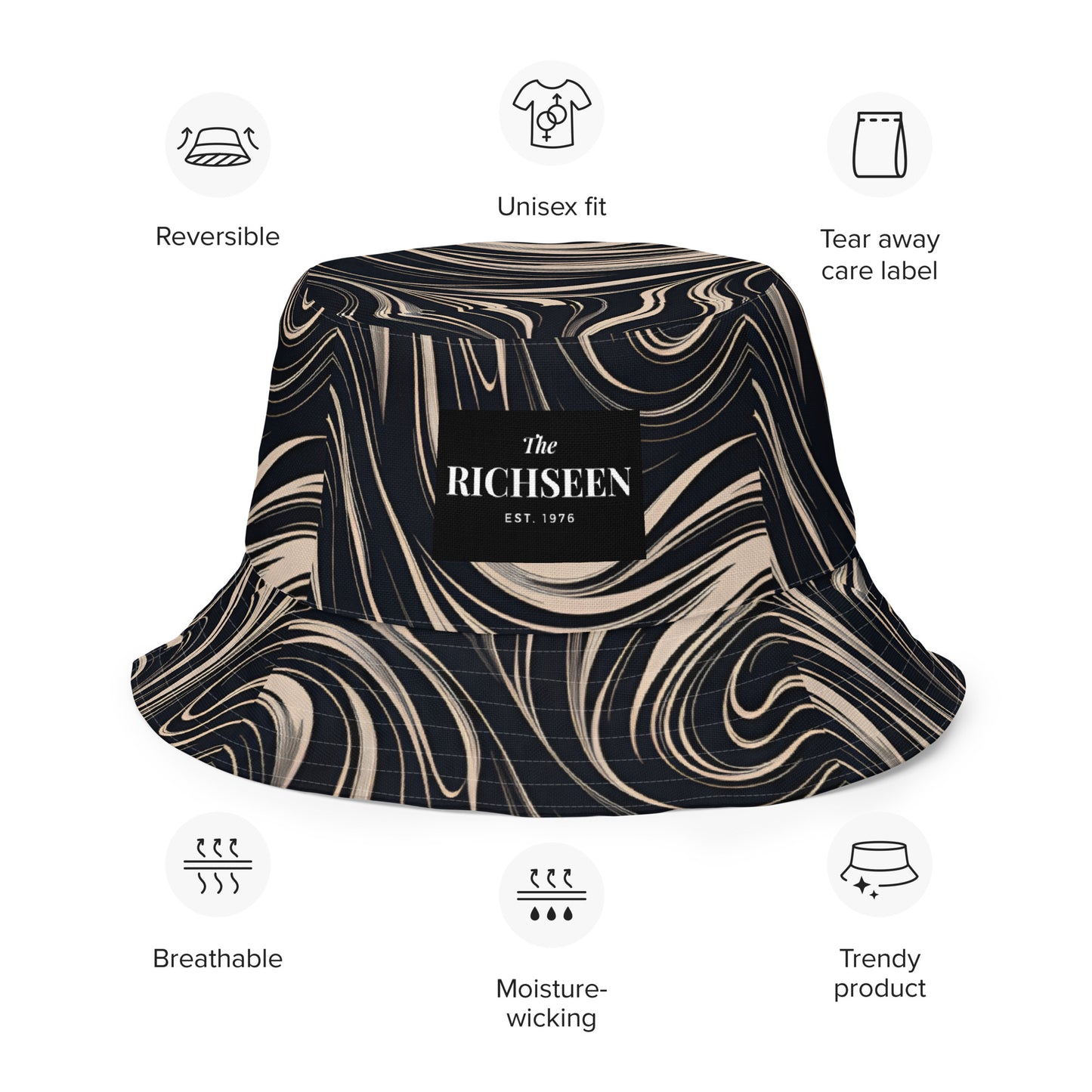 Reversible bucket hat