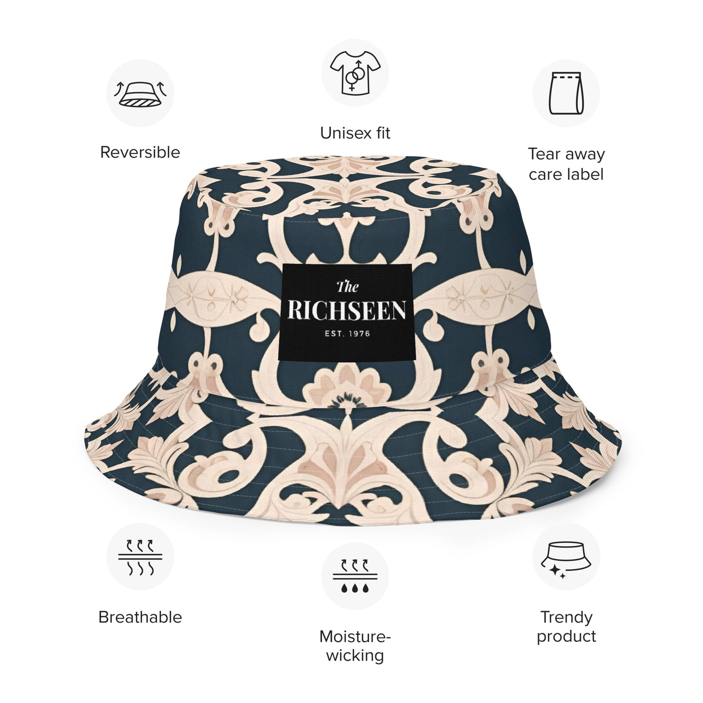 Reversible bucket hat