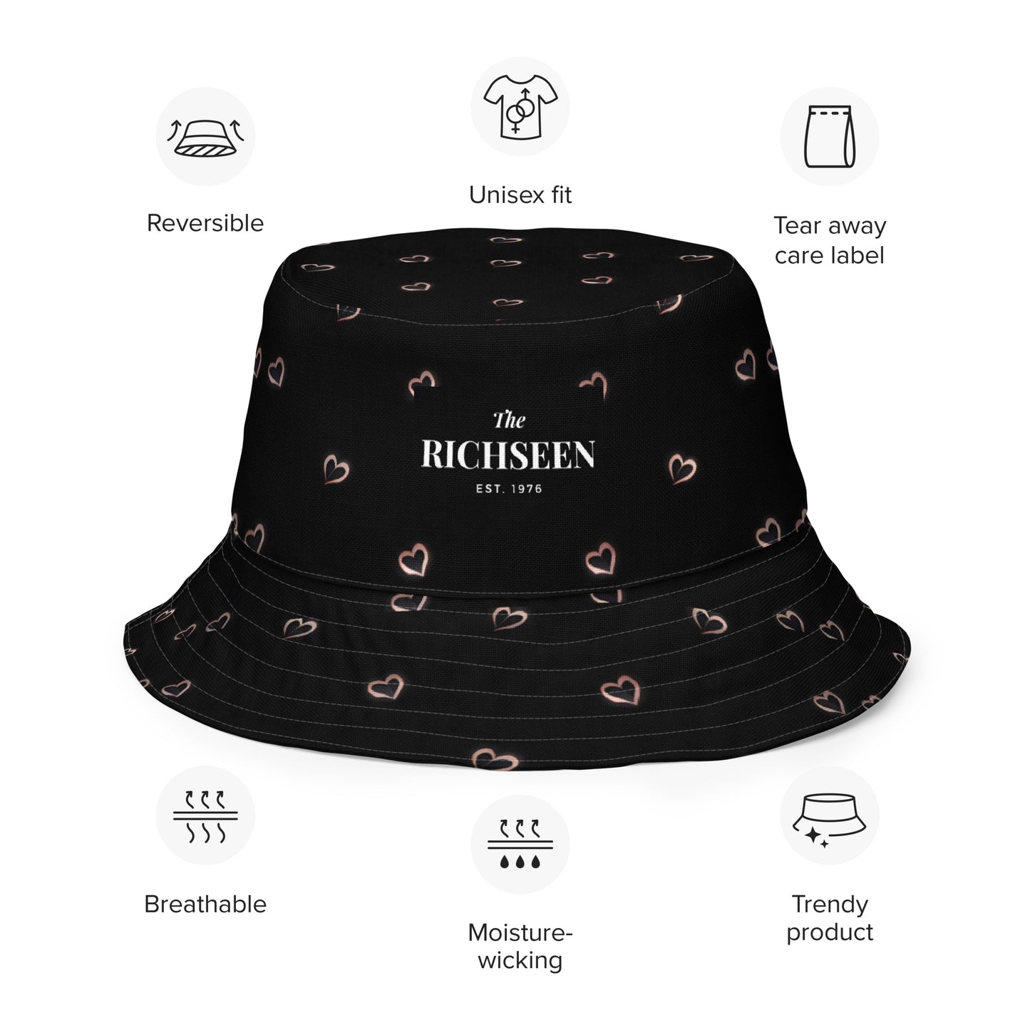 Reversible bucket hat