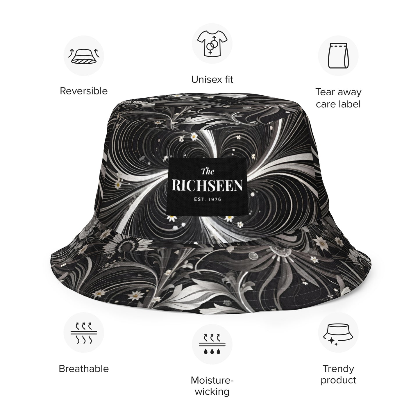 Reversible bucket hat