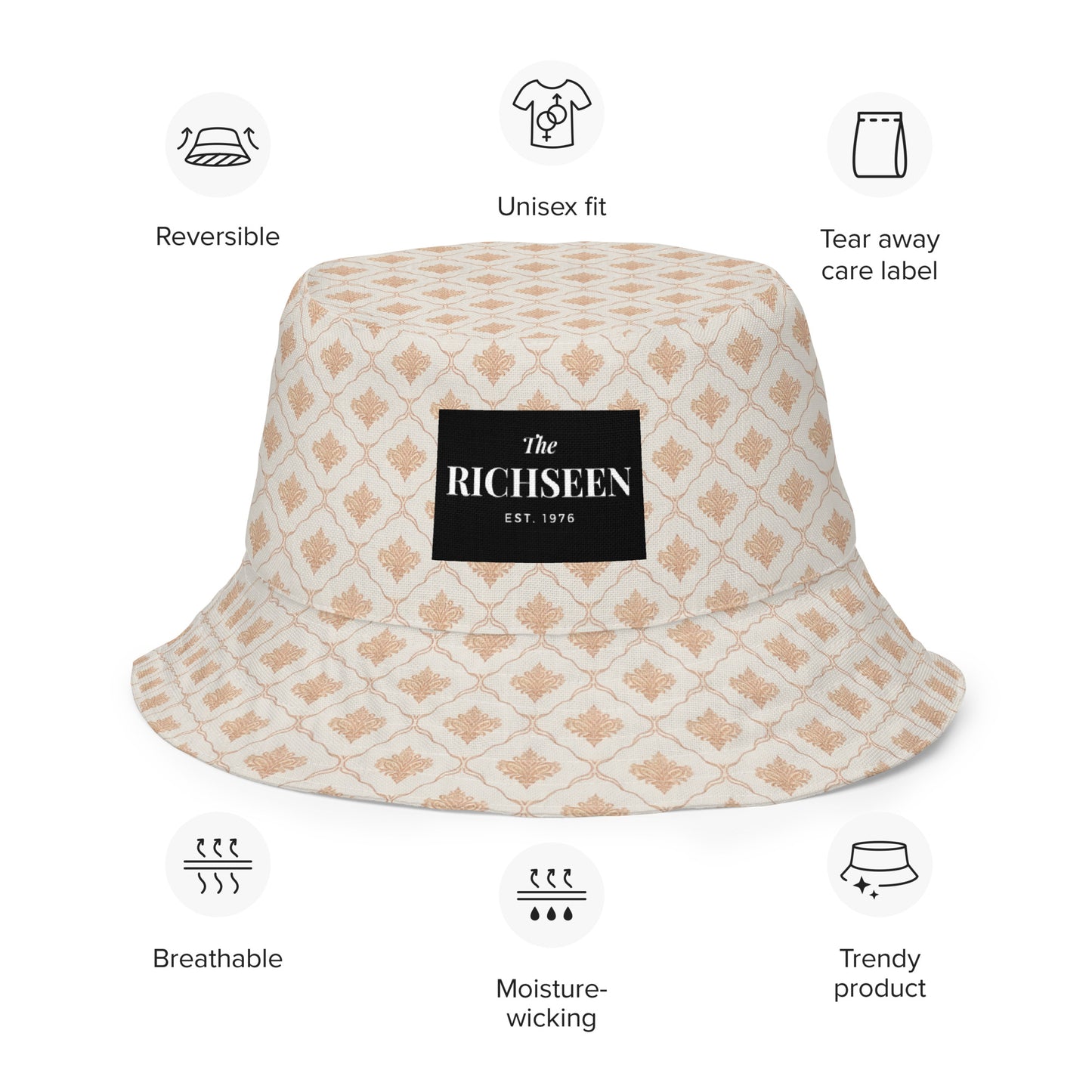 Reversible bucket hat