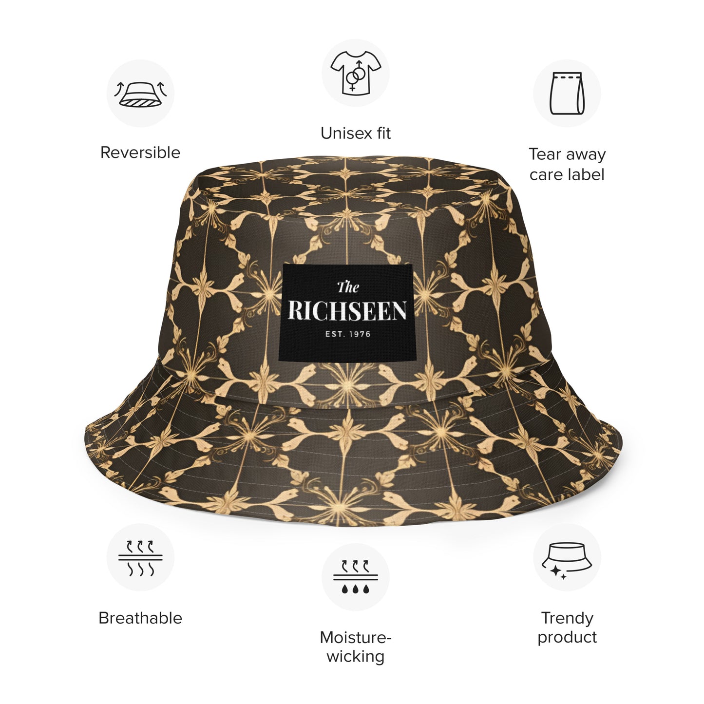 Reversible bucket hat