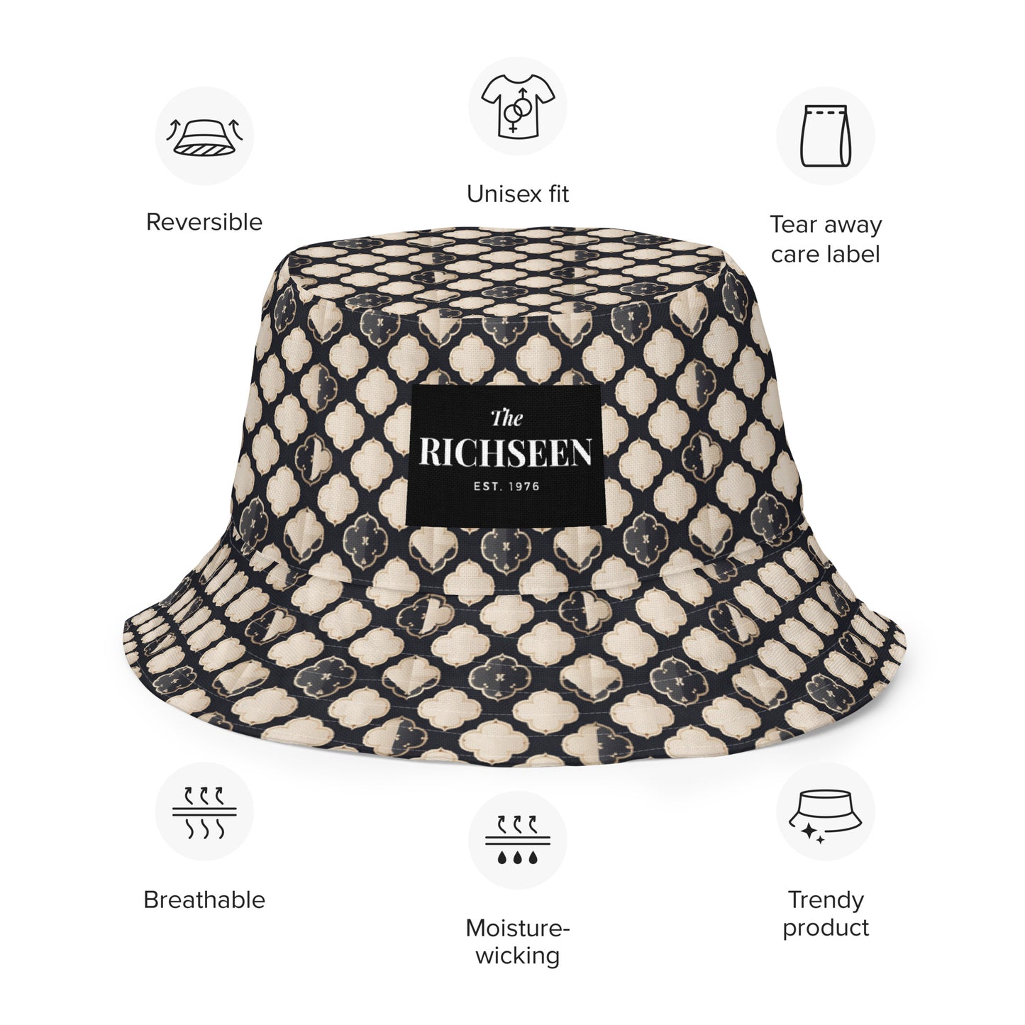 Reversible bucket hat