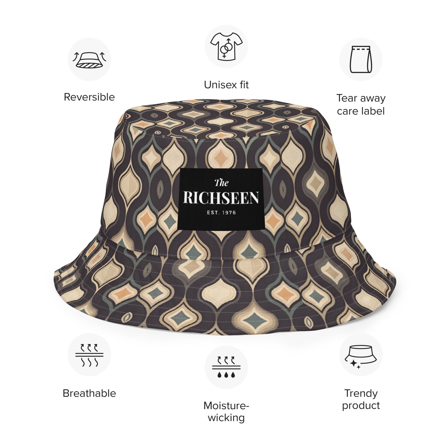 Reversible bucket hat