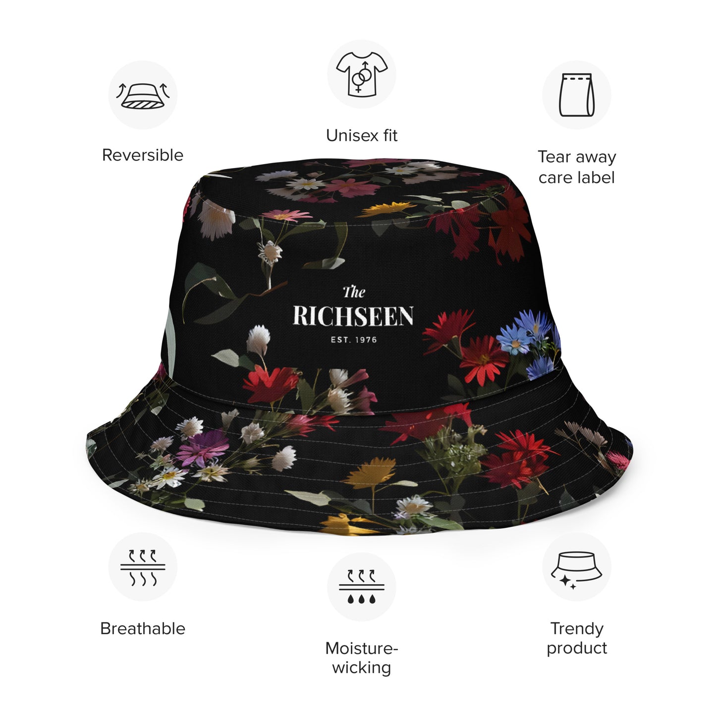 Reversible bucket hat