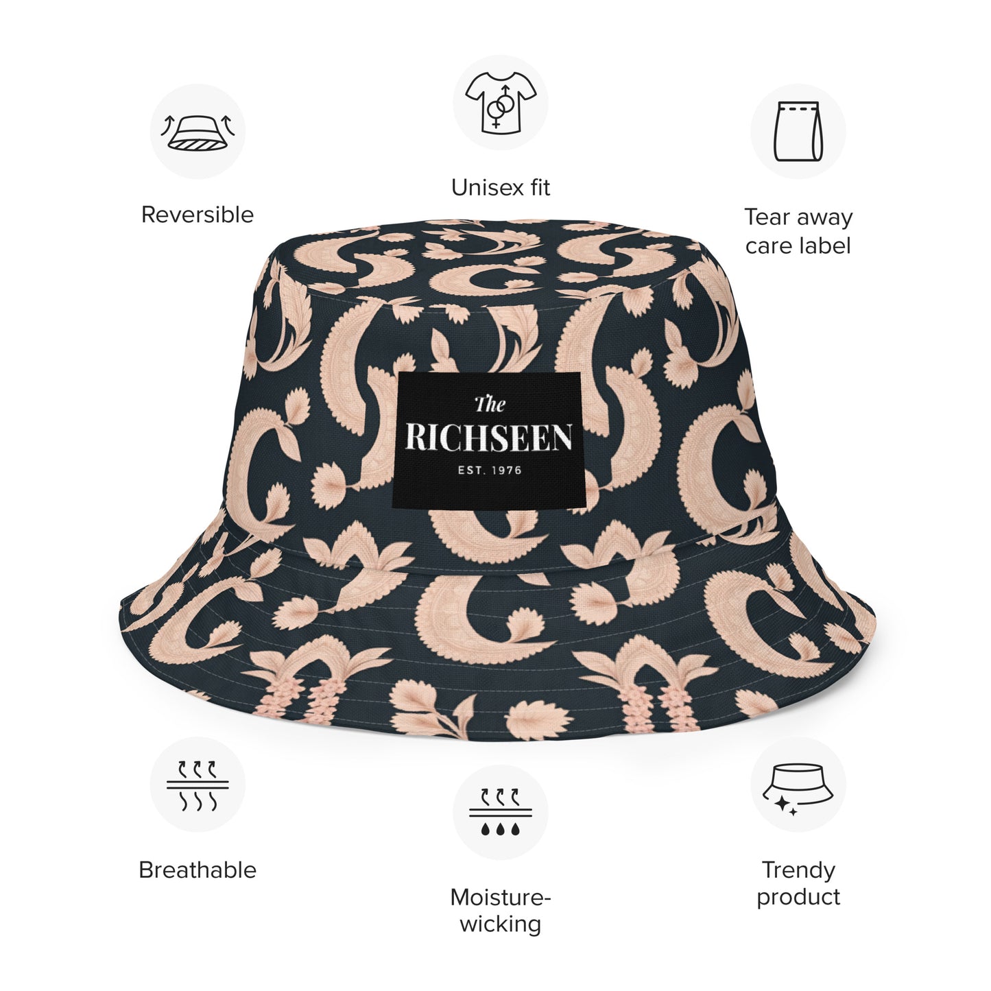 Reversible bucket hat