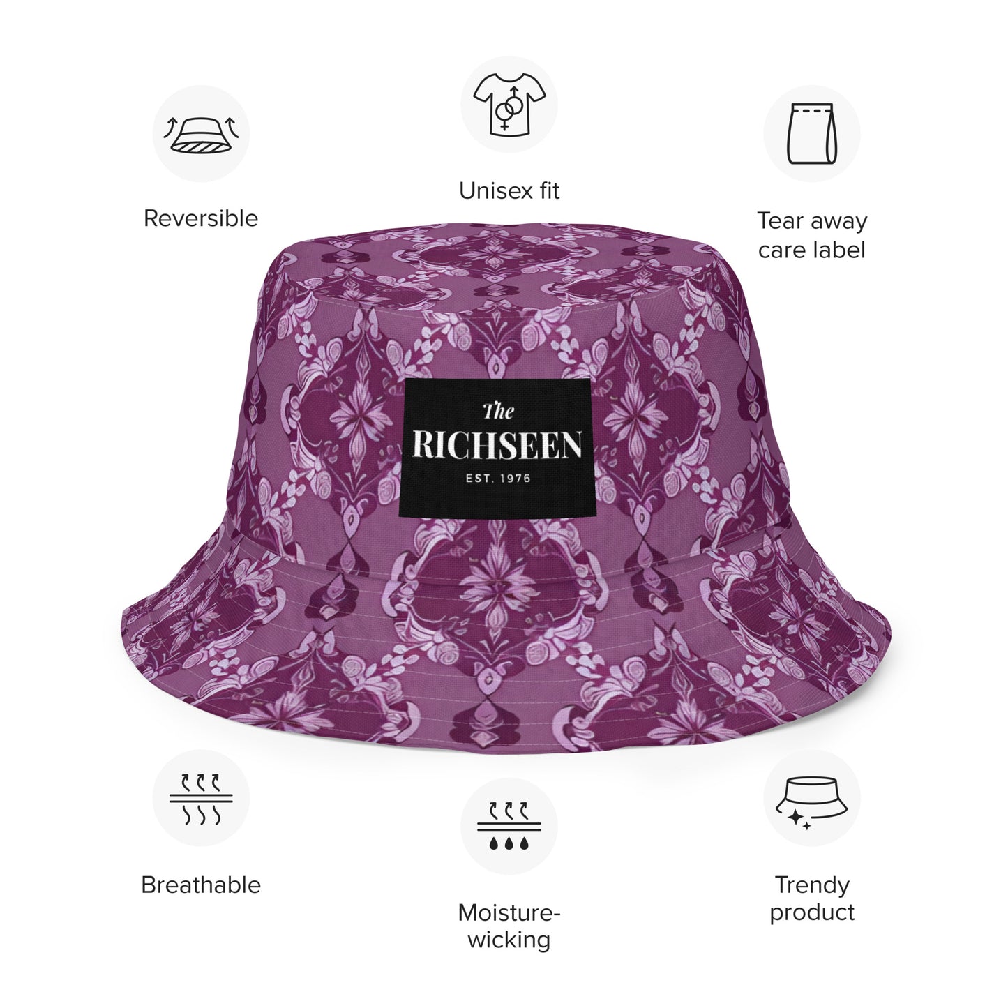 Reversible bucket hat