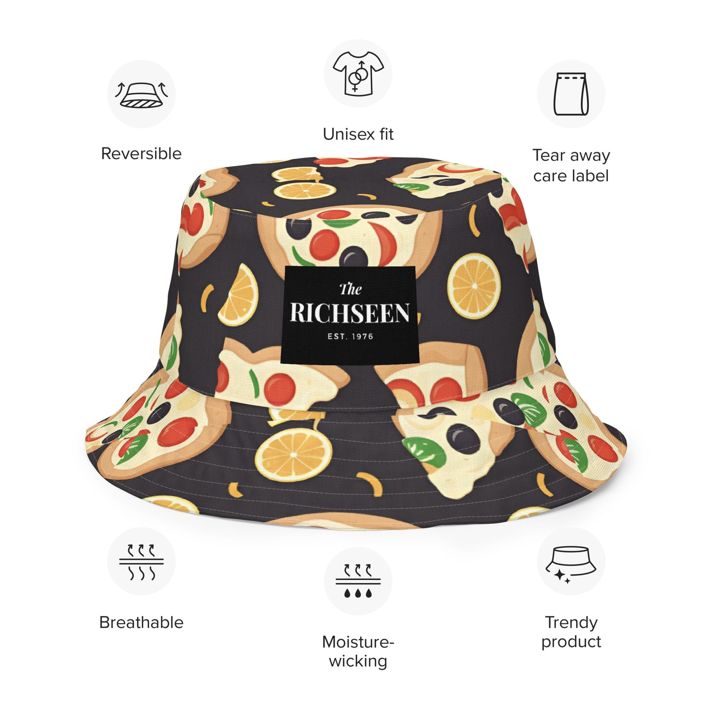 Reversible bucket hat